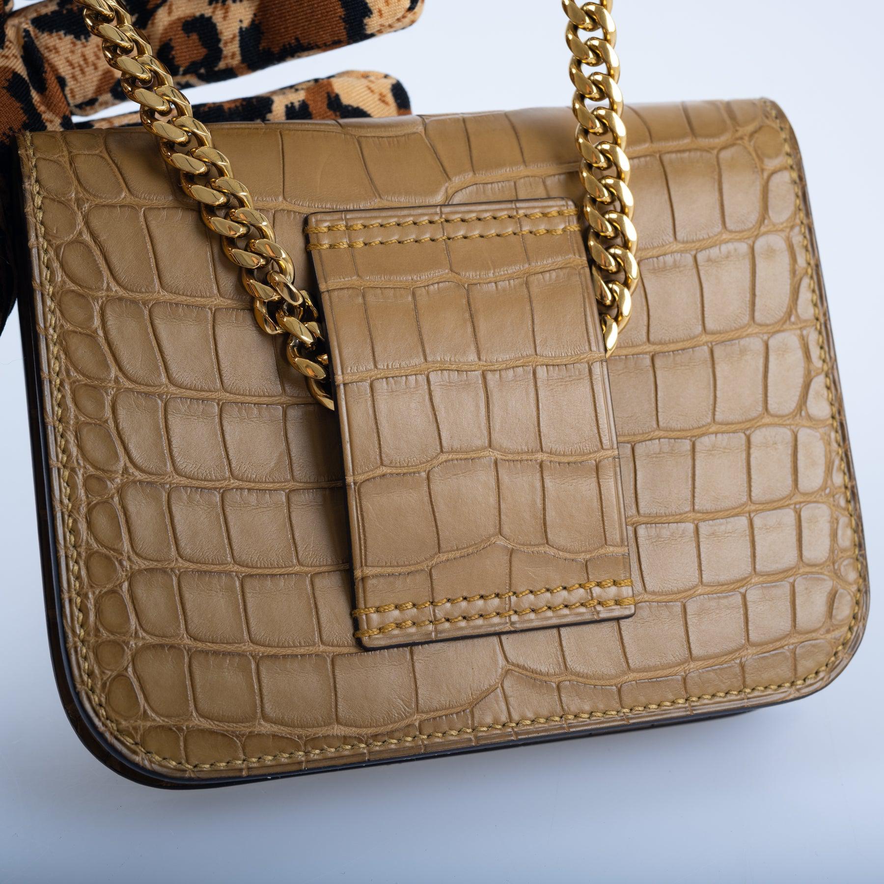 Hermès Constance Slim Wallet Kraft Matte Alligator Gold Hardware