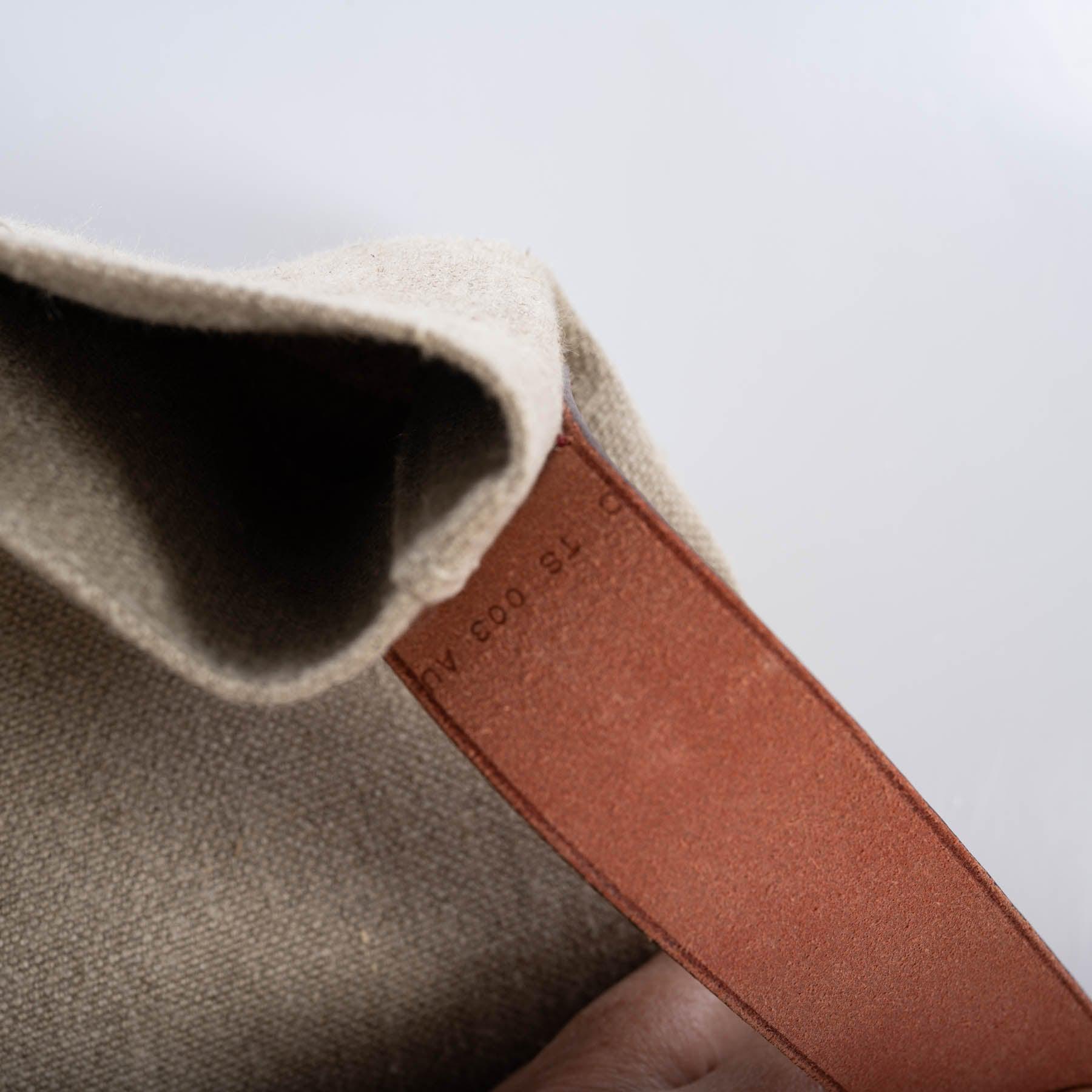 Hermès Etriviere Shoulder MM Burlap & Rouge Vif Vache Hunter with Palladium Hardware