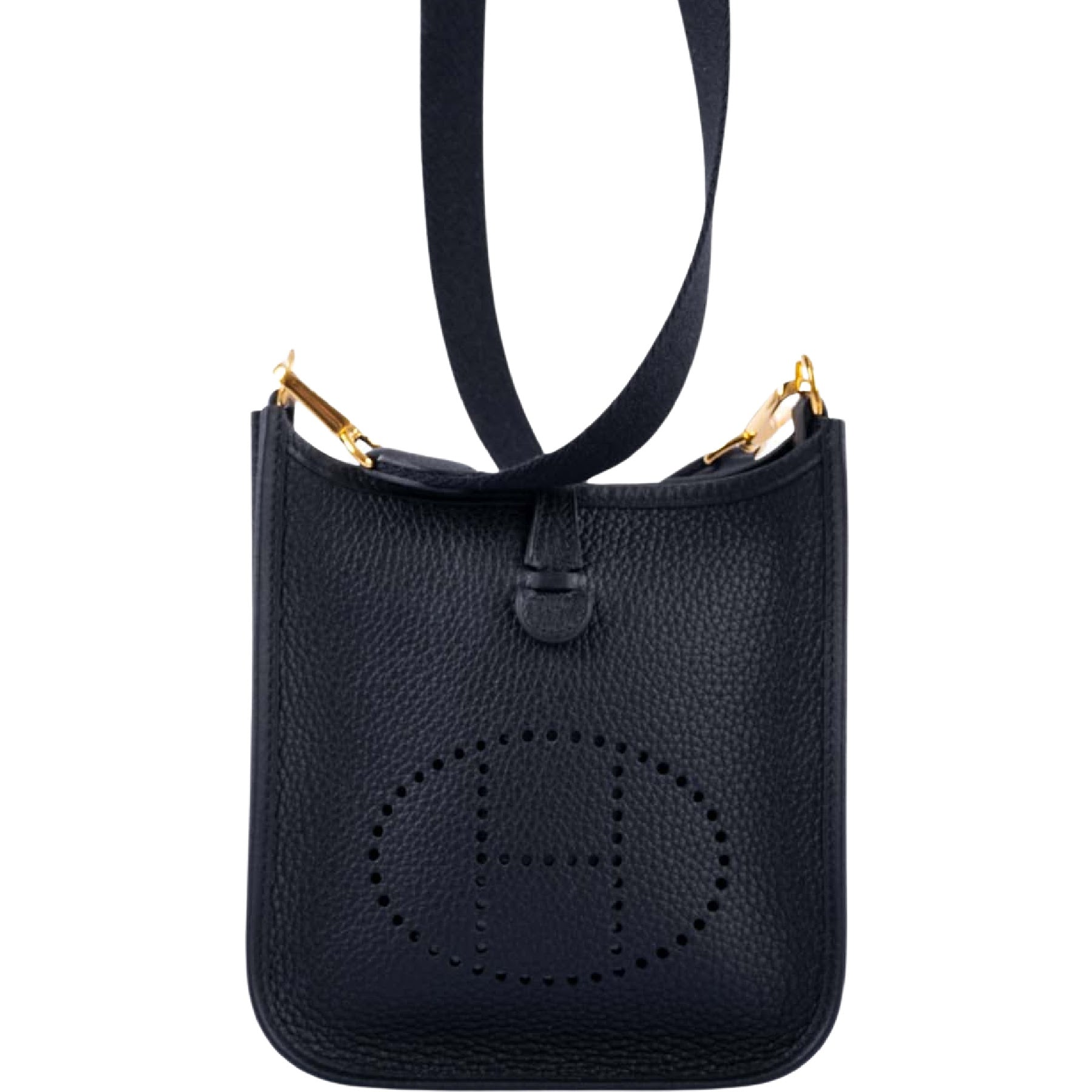 Hermès Evelyne TPM Black Clemence Gold Hardware