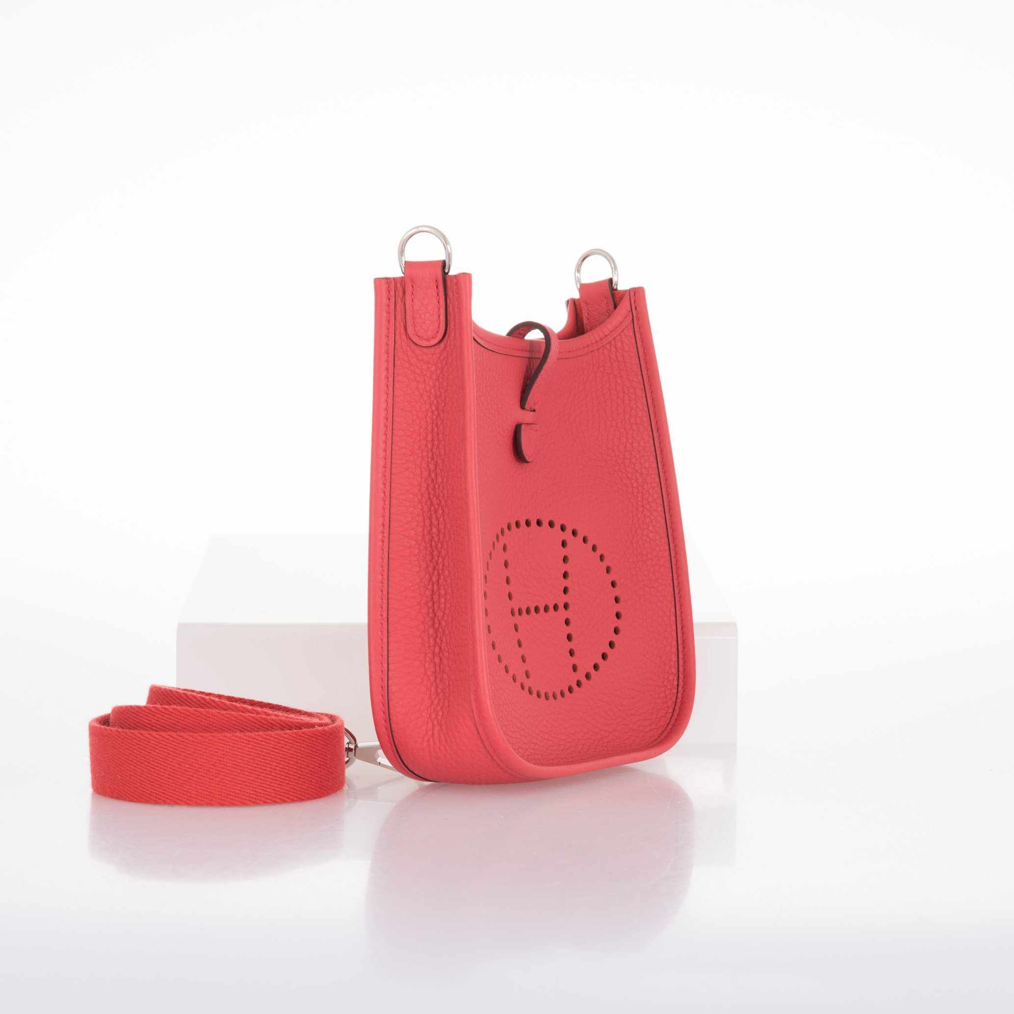 Hermès Evelyne TPM Bougenville Clemence Palladium Hardware