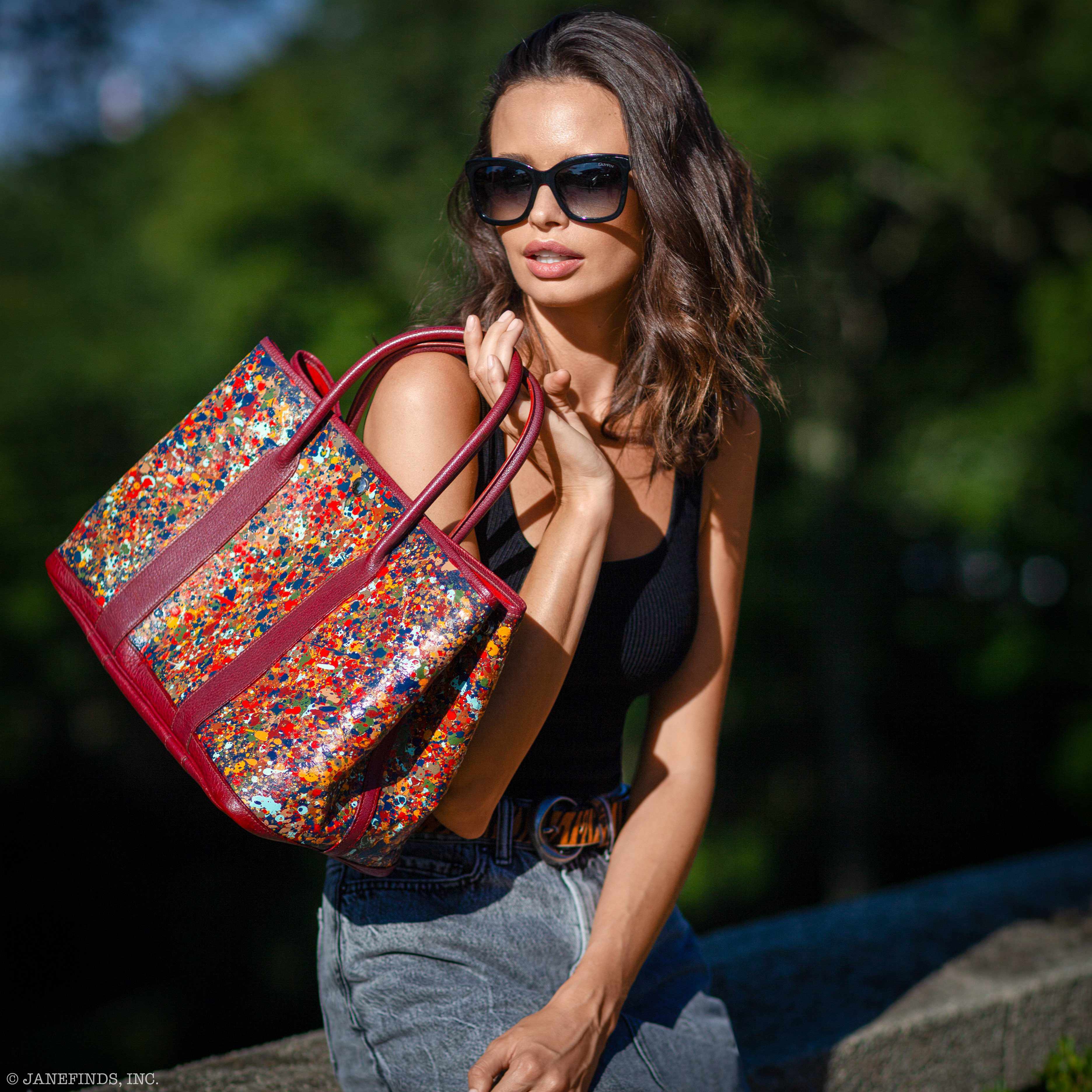 Hermès Garden Party PM with Rouge H Buffalo Leather Trim "Autumn Fizz" * JaneFinds Custom Shop