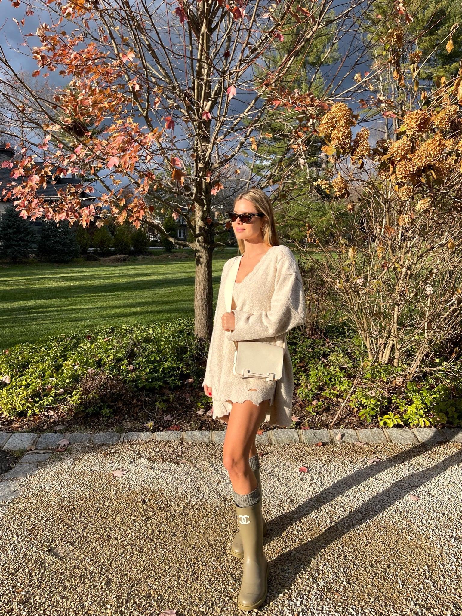 Hermès Geta Bag Beton Mysore Goatskin with Palladium Hardware