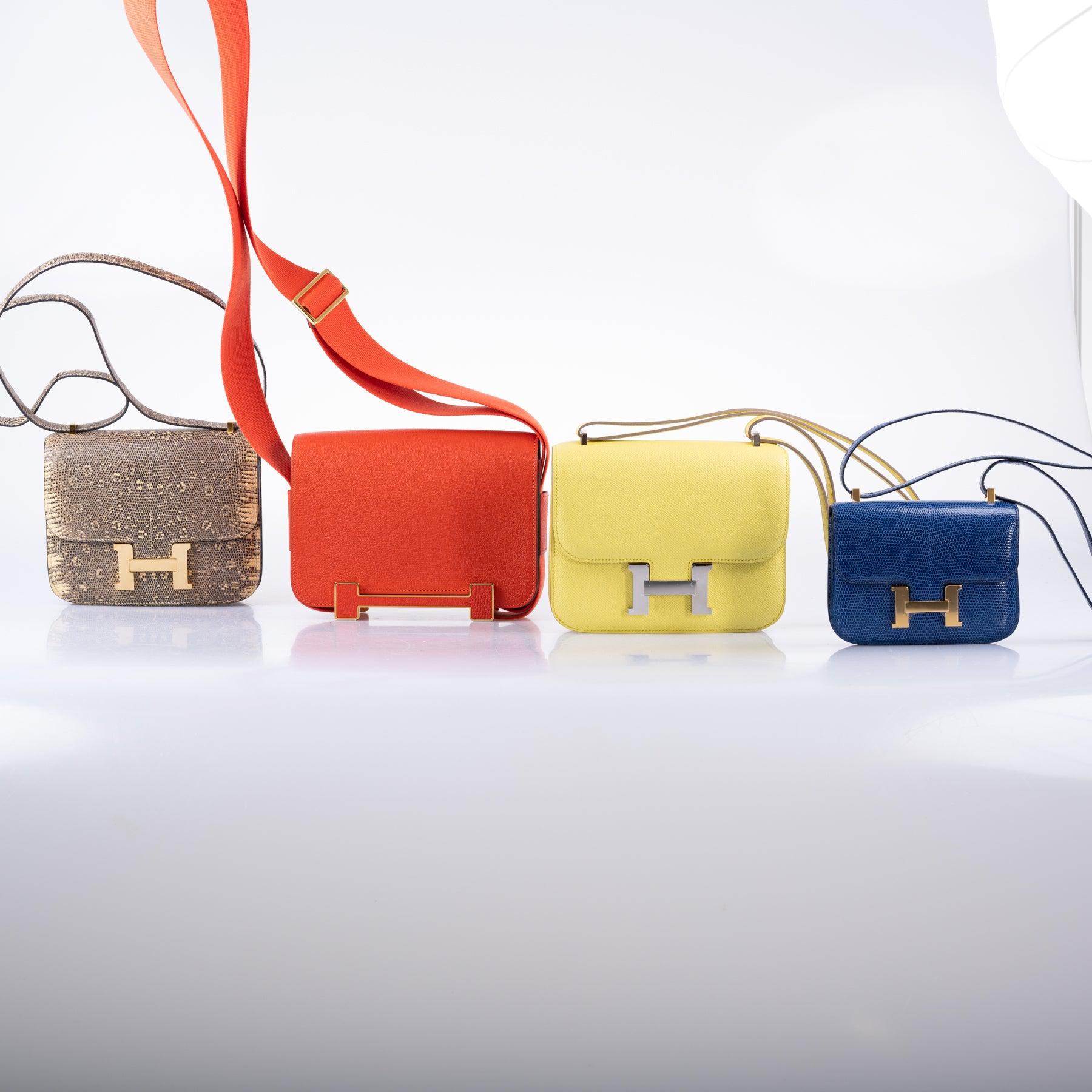 Hermès Geta Bag Capucine Mysore Goatskin with Gold Hardware