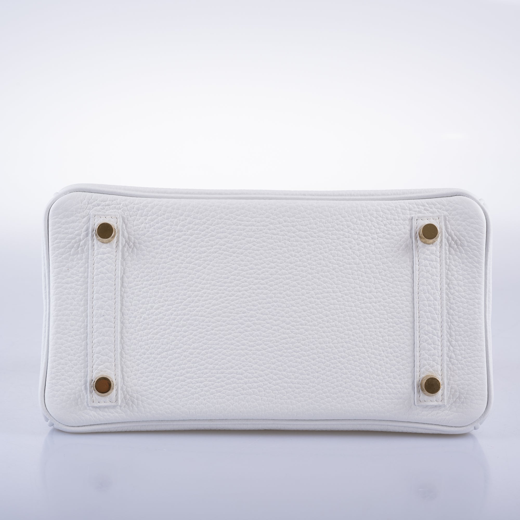 Hermès HSS Birkin 25 White Togo and Rose Pourpre Interior with Brushed Gold Hardware
