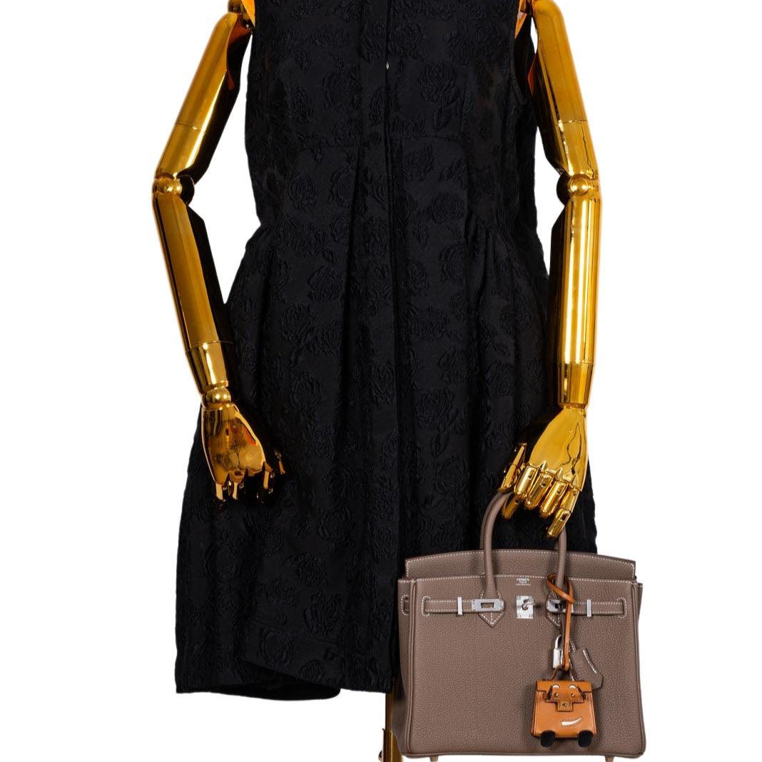 Hermès HSS Birkin 30 Gris Asphalte Togo with Cassis Interior with Palladium Hardware