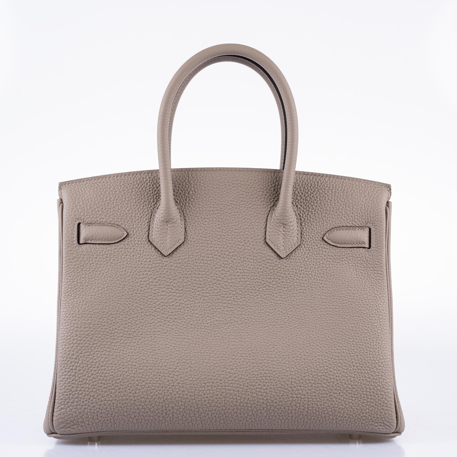 Hermès HSS Birkin 30 Gris Asphalte Togo with Cassis Interior with Palladium Hardware