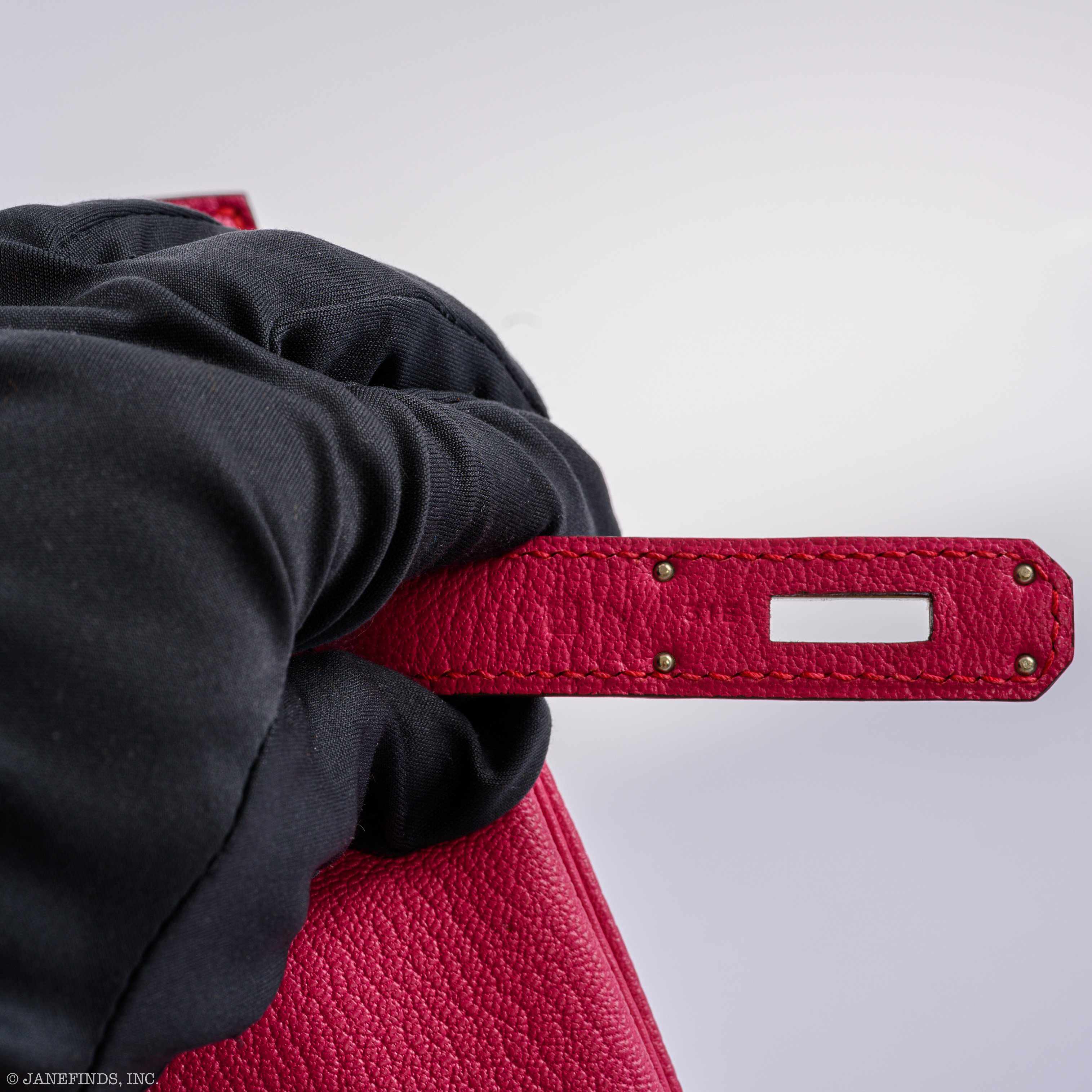 Hermès HSS Birkin 30 Rose Shocking Chevre Leather & Etoupe Palladium Hardware - 2014, R Square