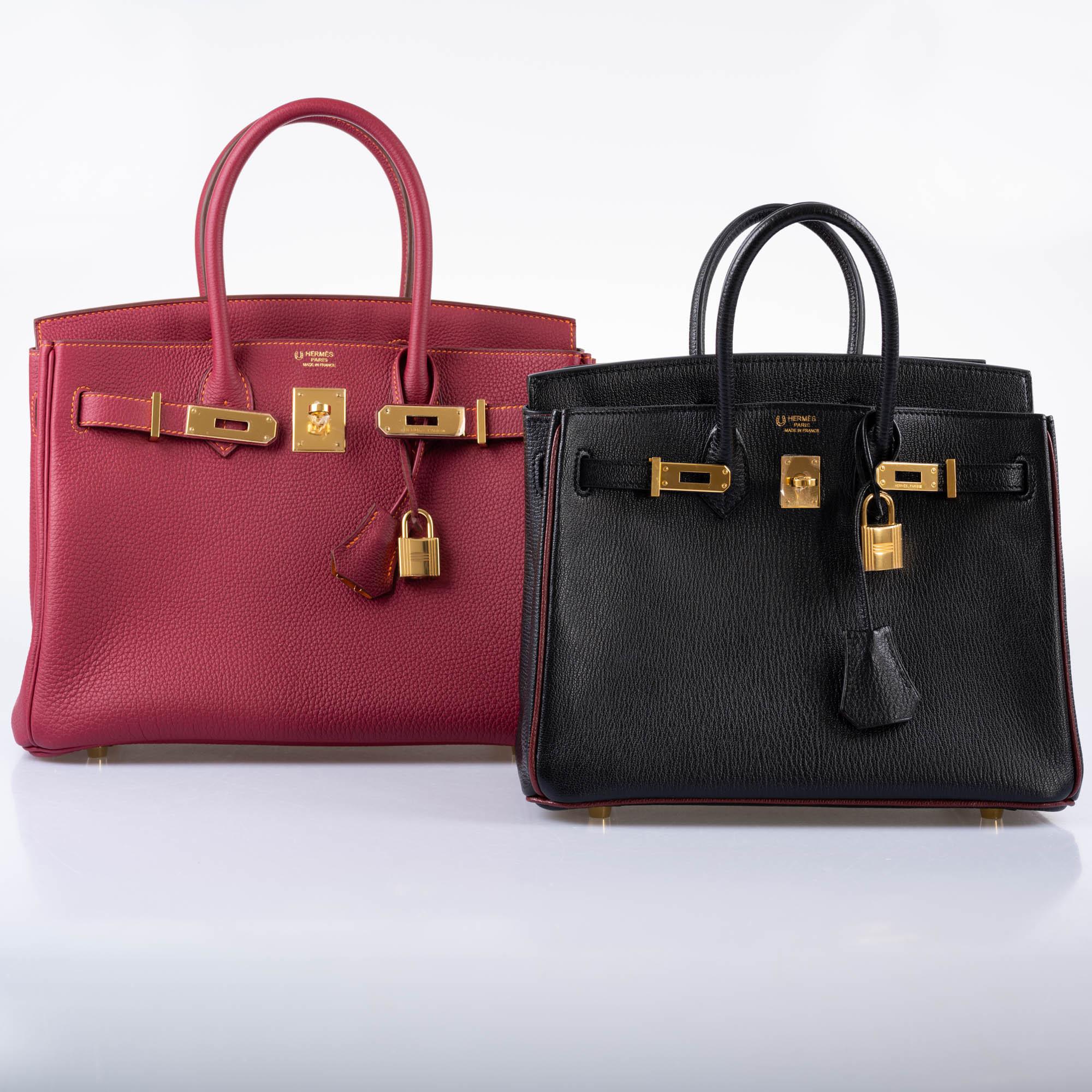 Hermès HSS Birkin 30 Rubis Togo & Orange H with Gold Hardware - 2015, T