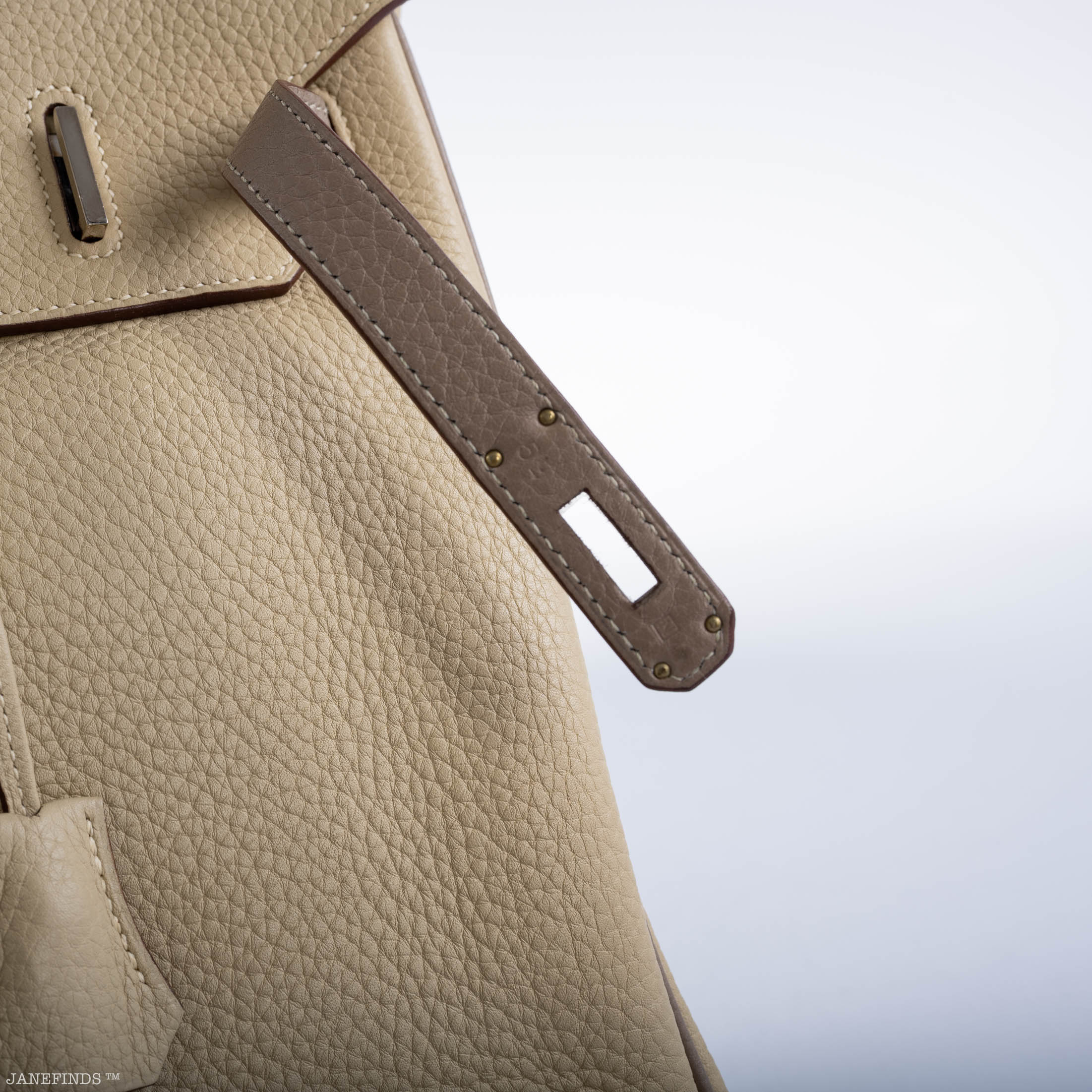 Hermès HSS Birkin 35 Parchemin & Etoupe Epsom with Palladium Hardware - 2010, N Square