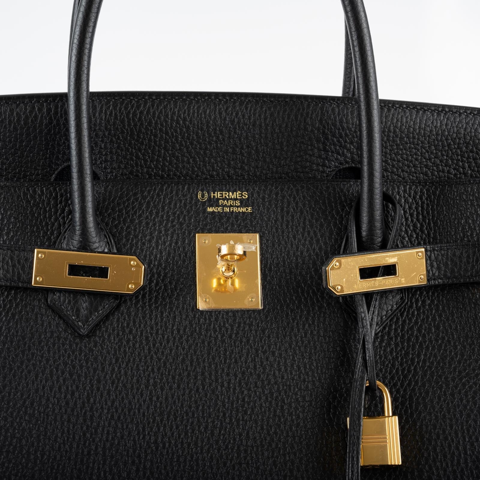 Hermès HSS Birkin 40 Black Togo with Blue Royal Interior Gold Hardware