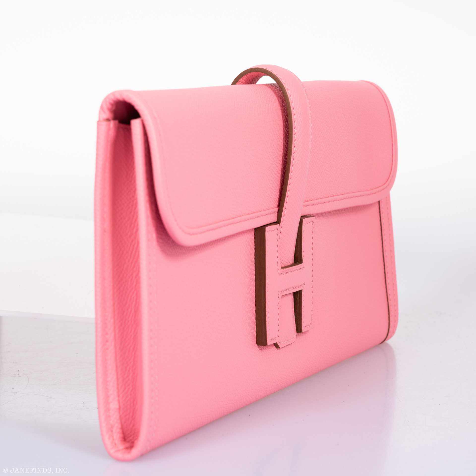 Hermès Jige 29 Clutch Rose Confetti Epsom