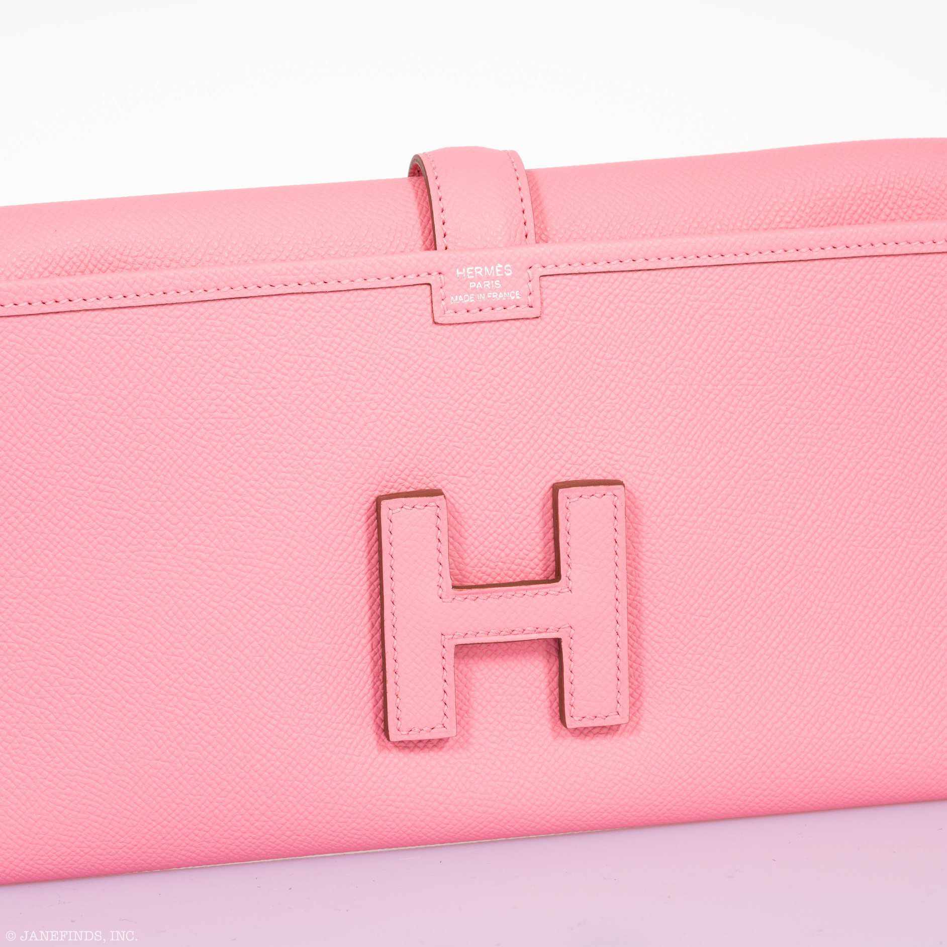 Hermès Jige 29 Clutch Rose Confetti Epsom