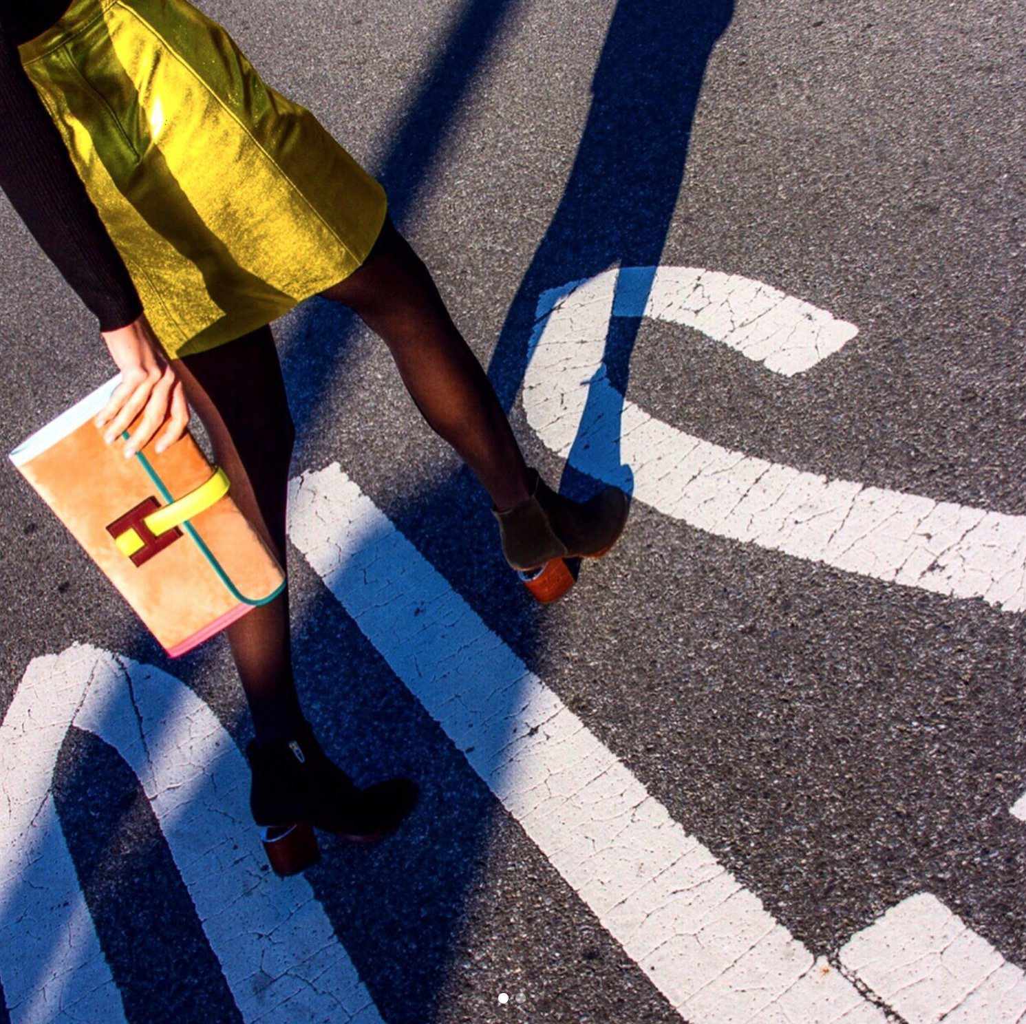 Hermès Jige Elan Clutch 29 Multicolor Doblis Suede Limited Edition