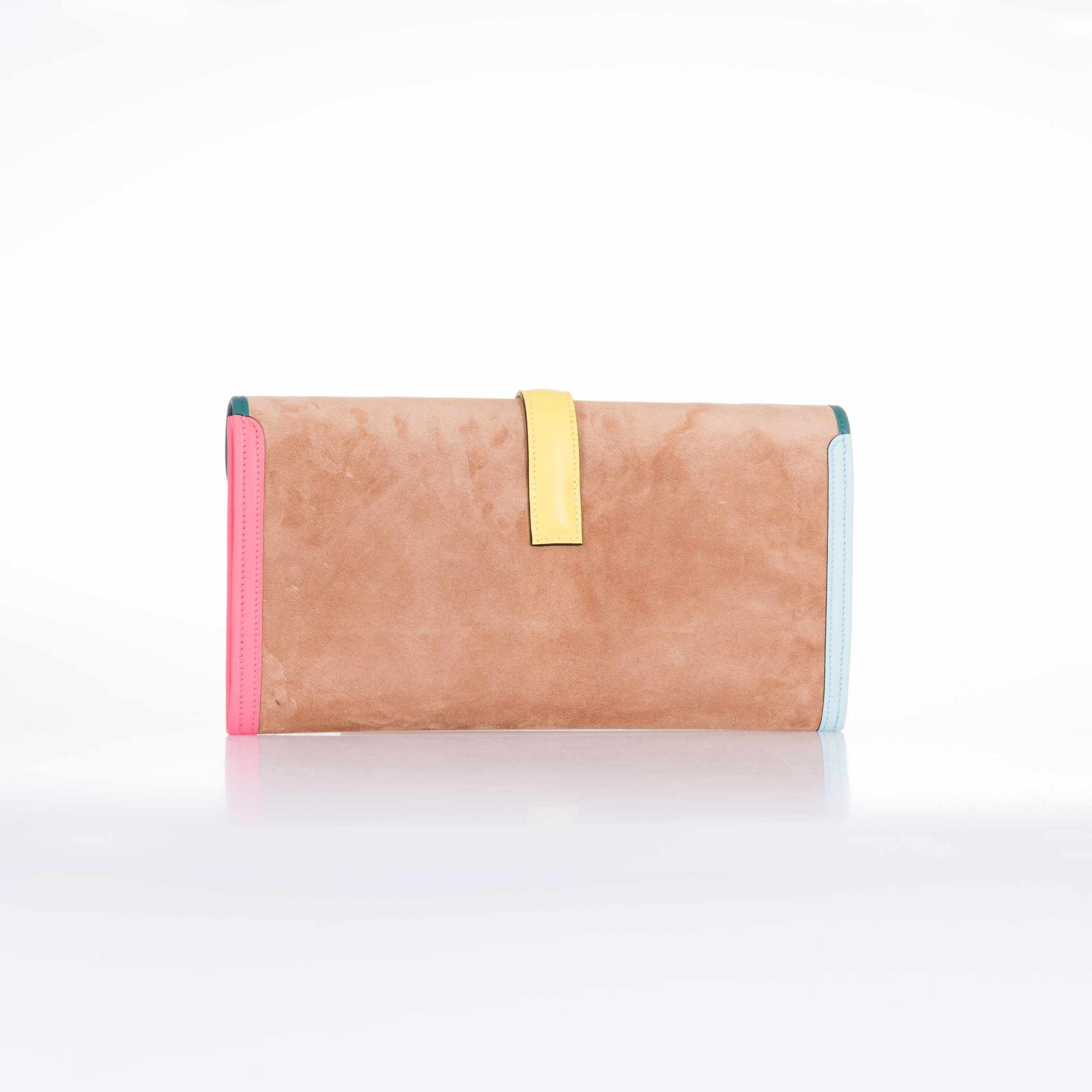 Hermès Jige Elan Clutch 29 Suede Limited Edition