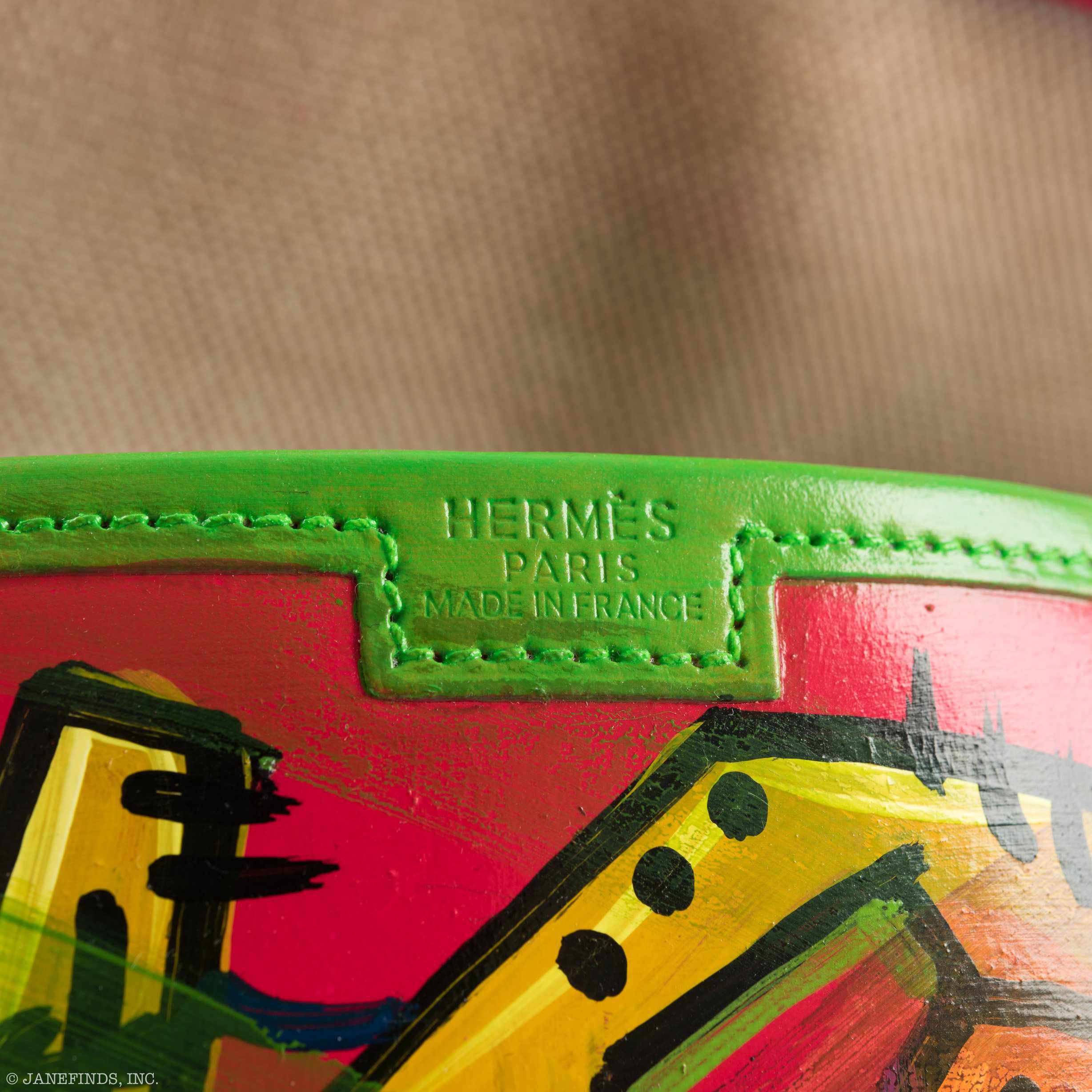 Hermès Jige MM Vache Naturelle "Sonder Wytai" * JaneFinds Custom Shop