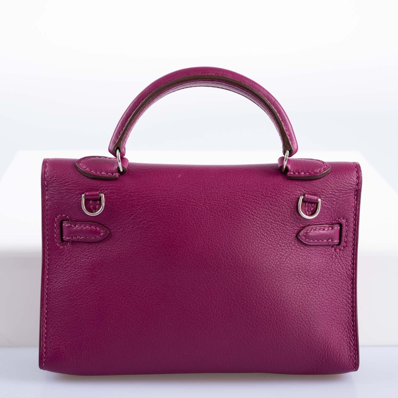 Hermès Kelly 15 Micro Tosca Swift with Palladium Hardware