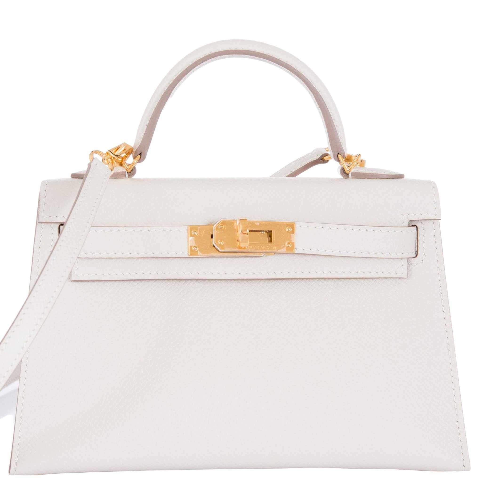 Hermes mini kelly discount craie