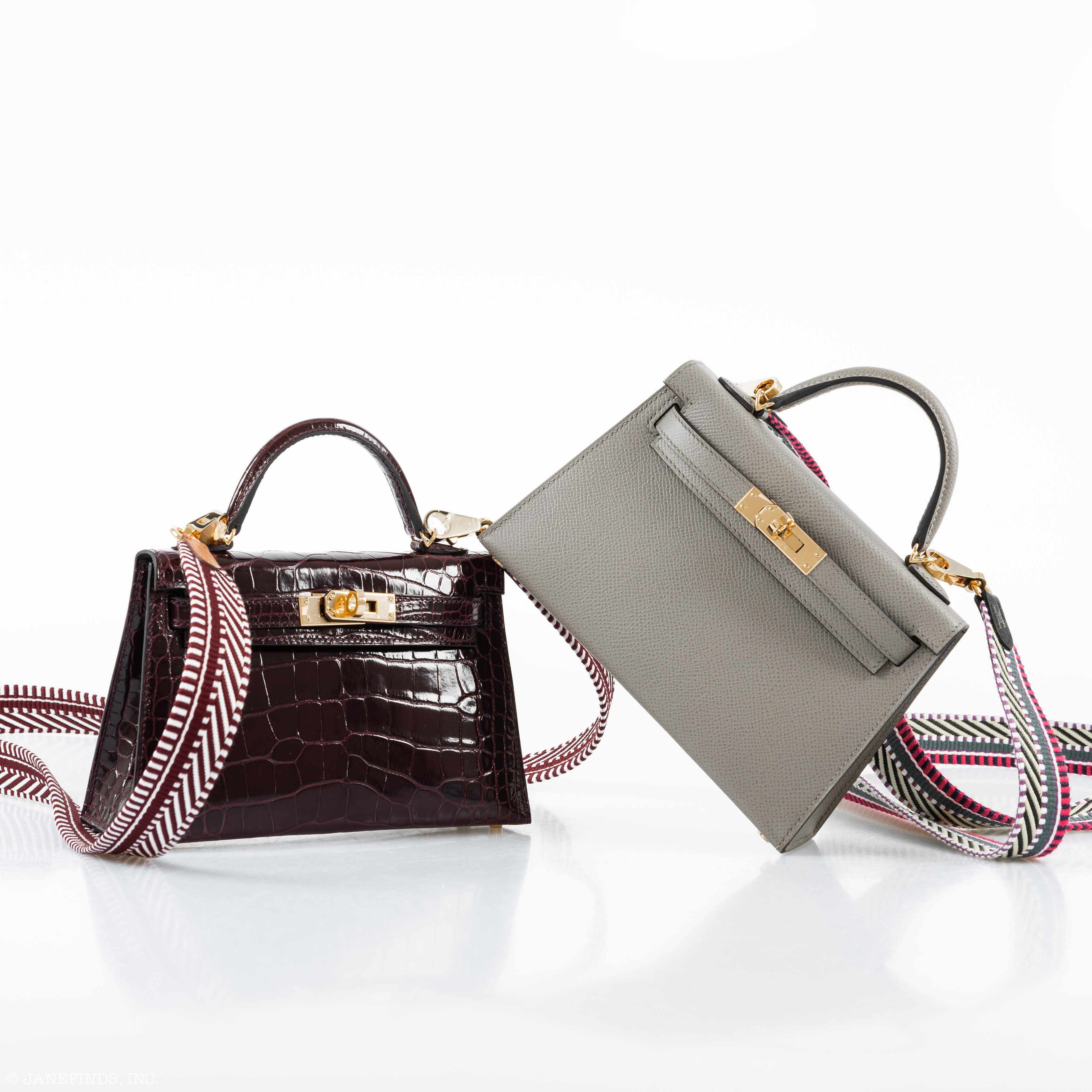 Hermès Kelly 20 Mini II Sellier Gris Asphalte Epsom Gold Hardware