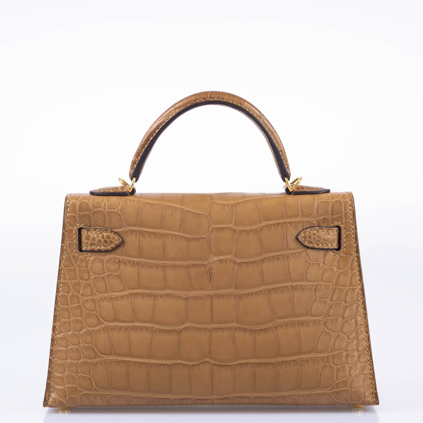 Hermès Kelly 20 Mini II Sellier Kraft Alligator Gold Hardware