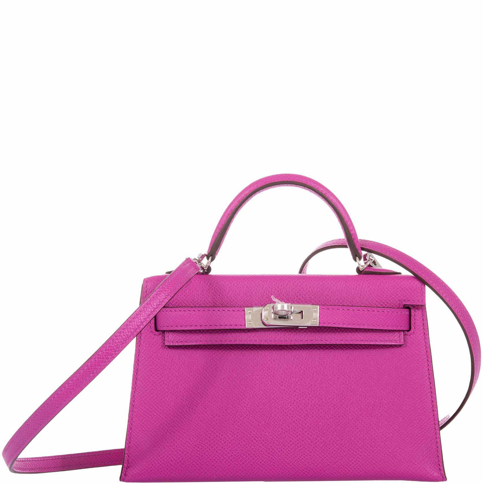 Hermès Kelly 20 Mini II Sellier Magnolia Epsom leather Palladium Hardware