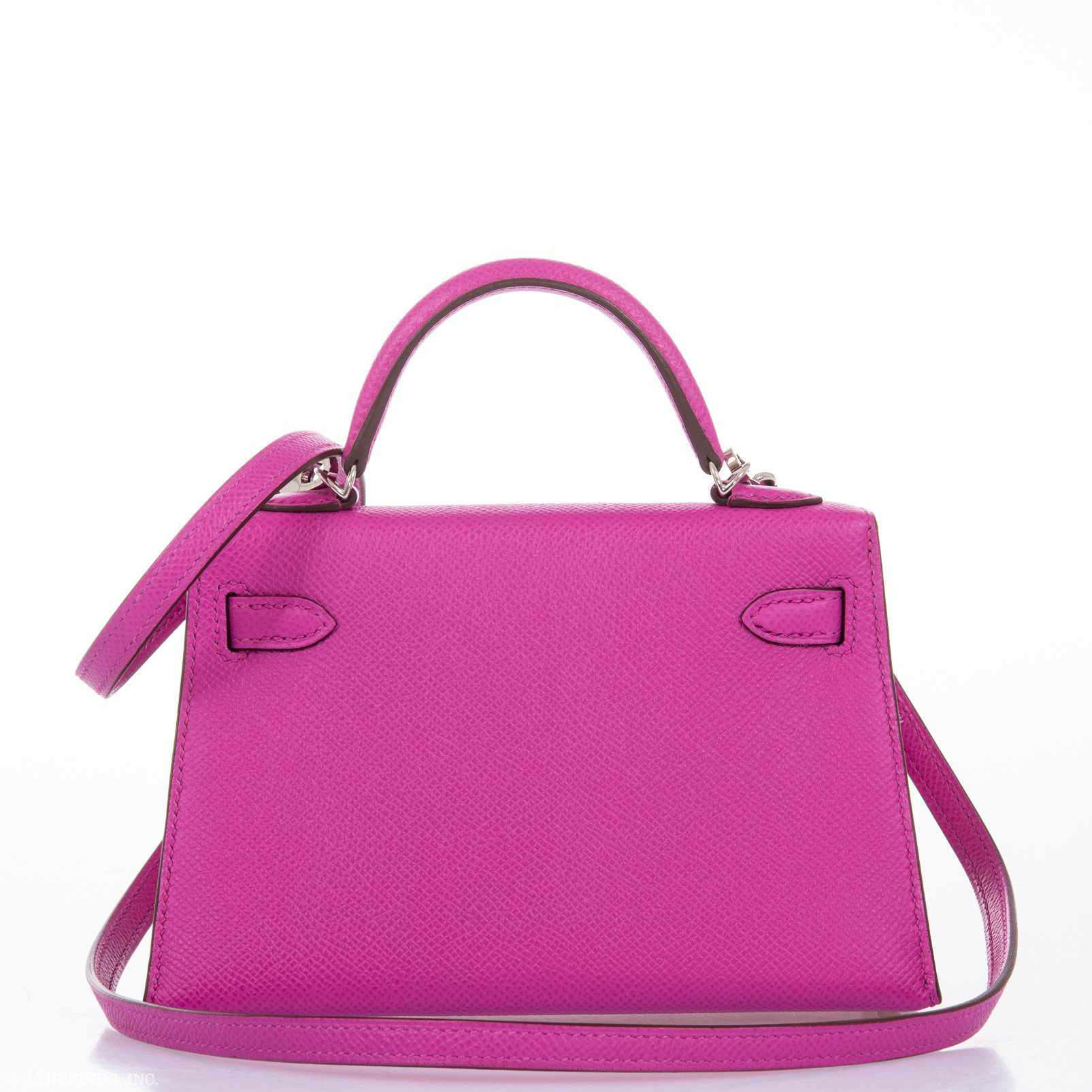 Hermès Kelly 20 Mini II Sellier Magnolia Epsom leather Palladium Hardware