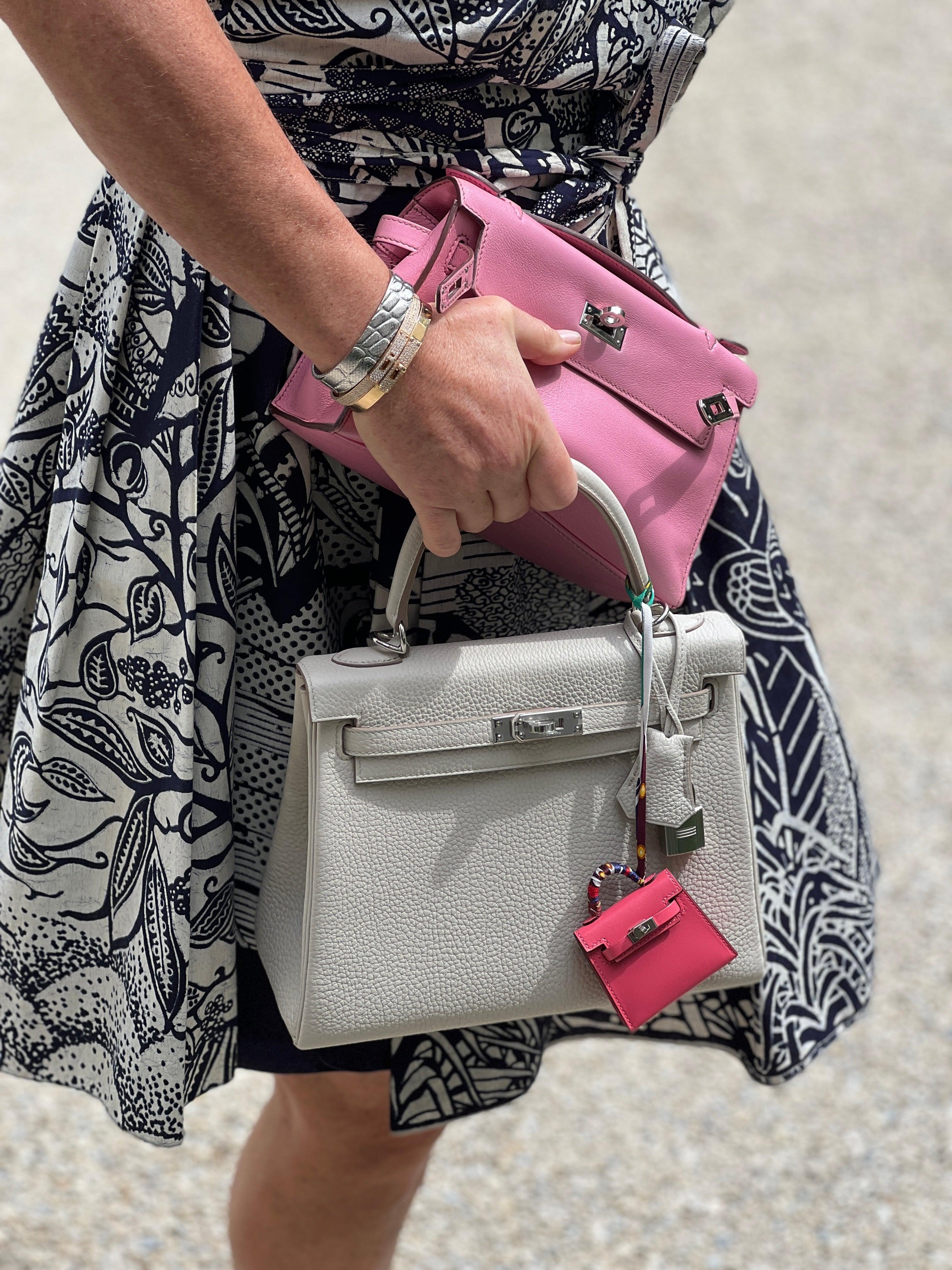 Hermès Kelly 25 Retourne Beton Togo Palladium Hardware