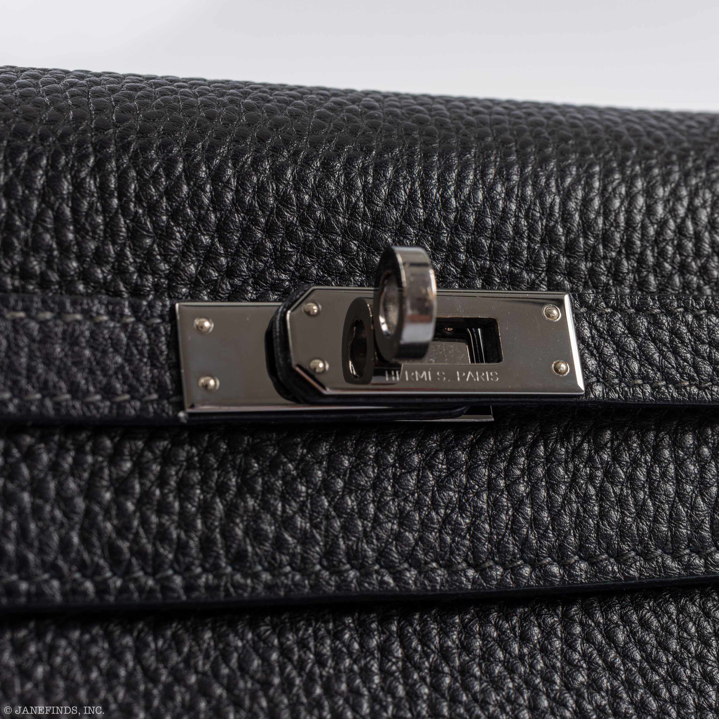 Hermès Kelly 25 Retourne Blue Indigo & Turquoise Clemence Ruthenium Hardware - Special Edition