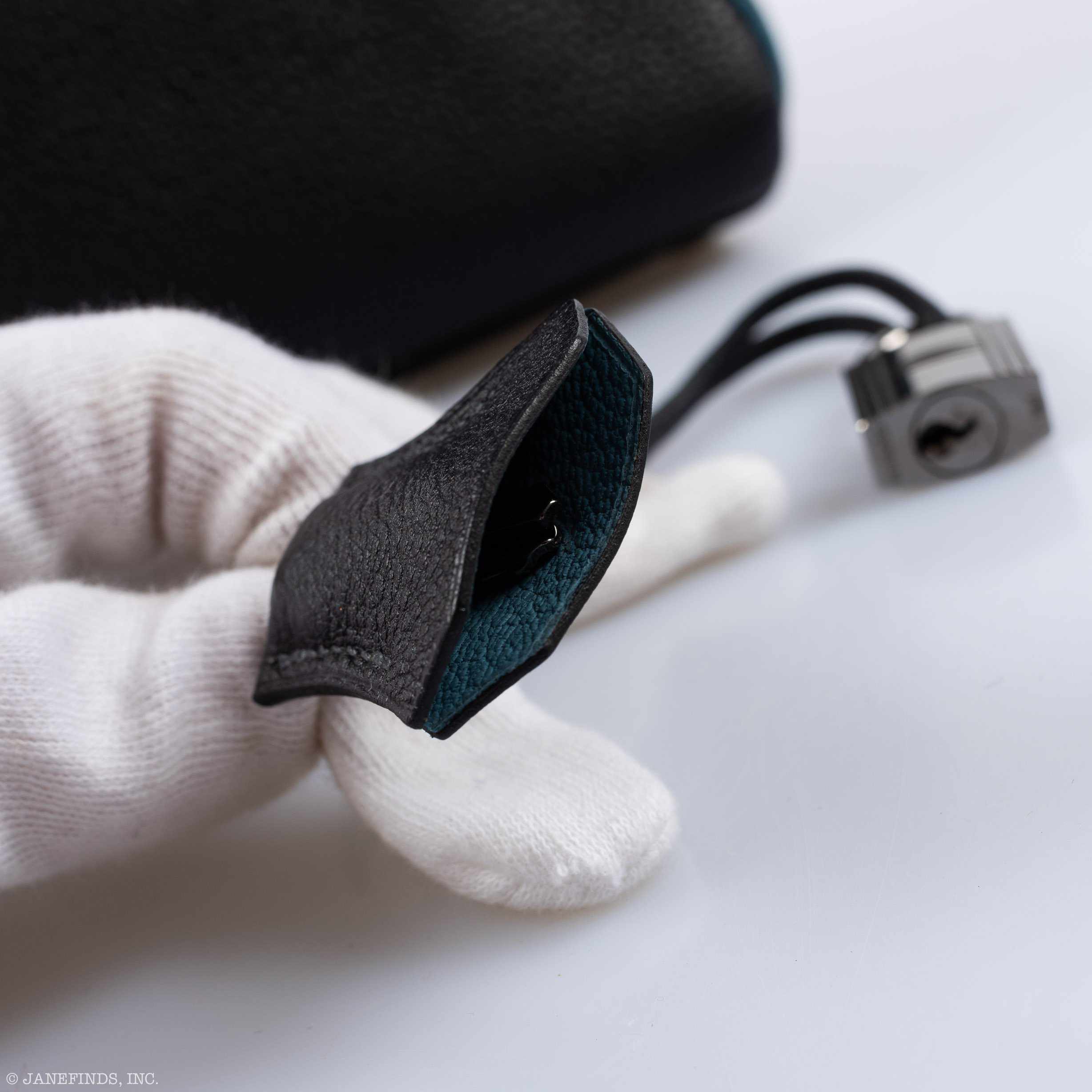 Hermès Kelly 25 Retourne Blue Indigo & Turquoise Clemence Ruthenium Hardware - Special Edition