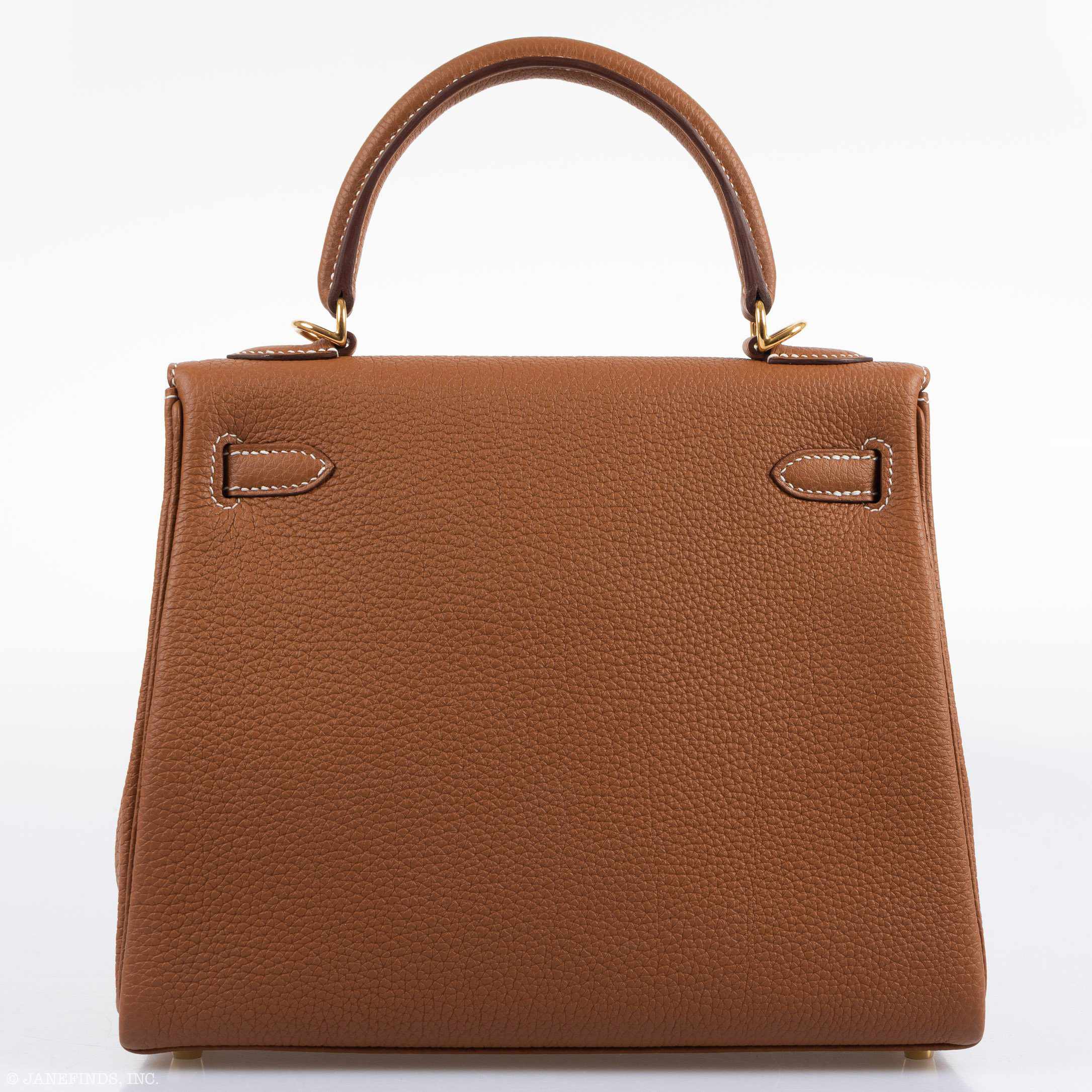 Hermès Kelly 25 Retourne Gold Togo Gold Hardware - 2019, D