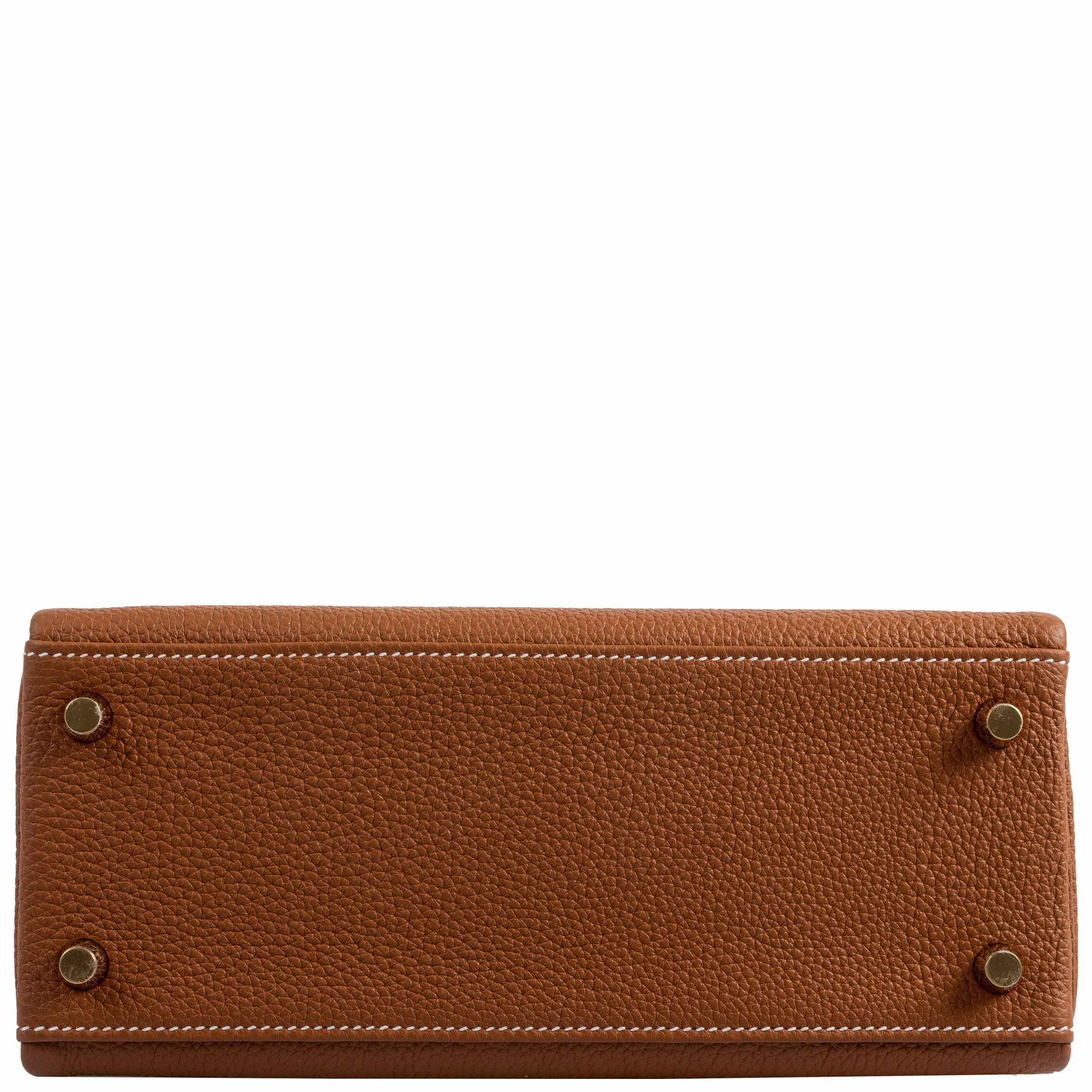 Hermès Kelly 25 Retourne Gold Togo Gold Hardware - 2019, D