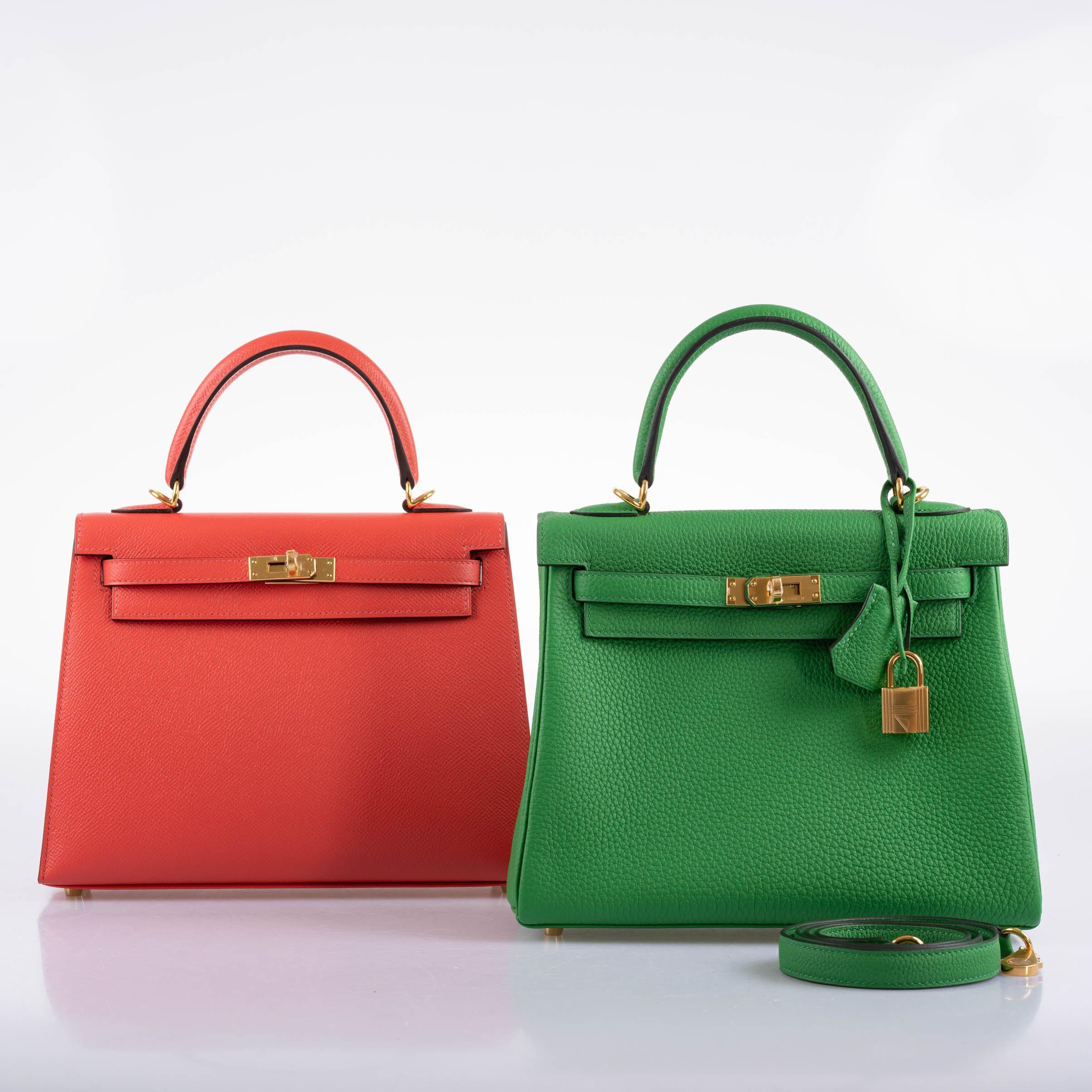Hermès Kelly 25 Sellier Rose Jaipur Epsom Gold Hardware - 2017, A