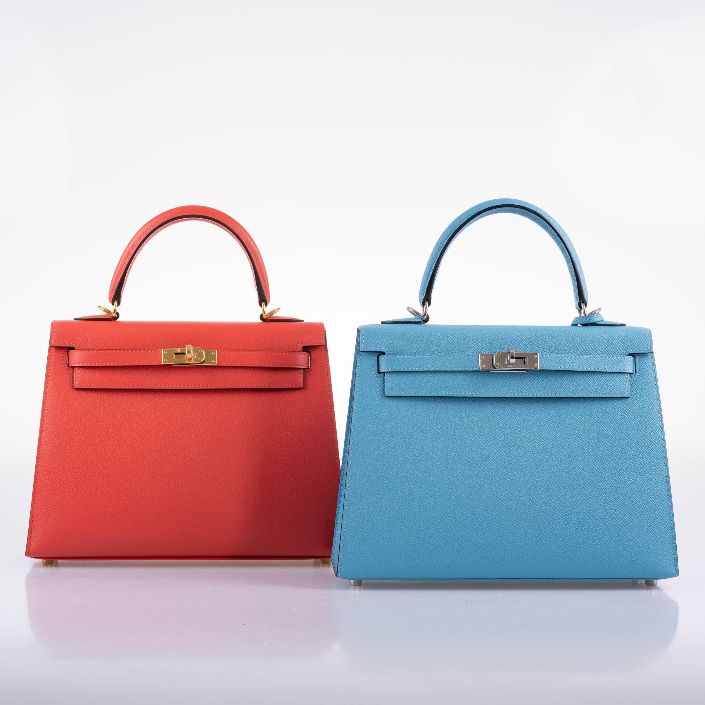 Hermès Kelly 25 Sellier Rose Jaipur Epsom Gold Hardware - 2017, A