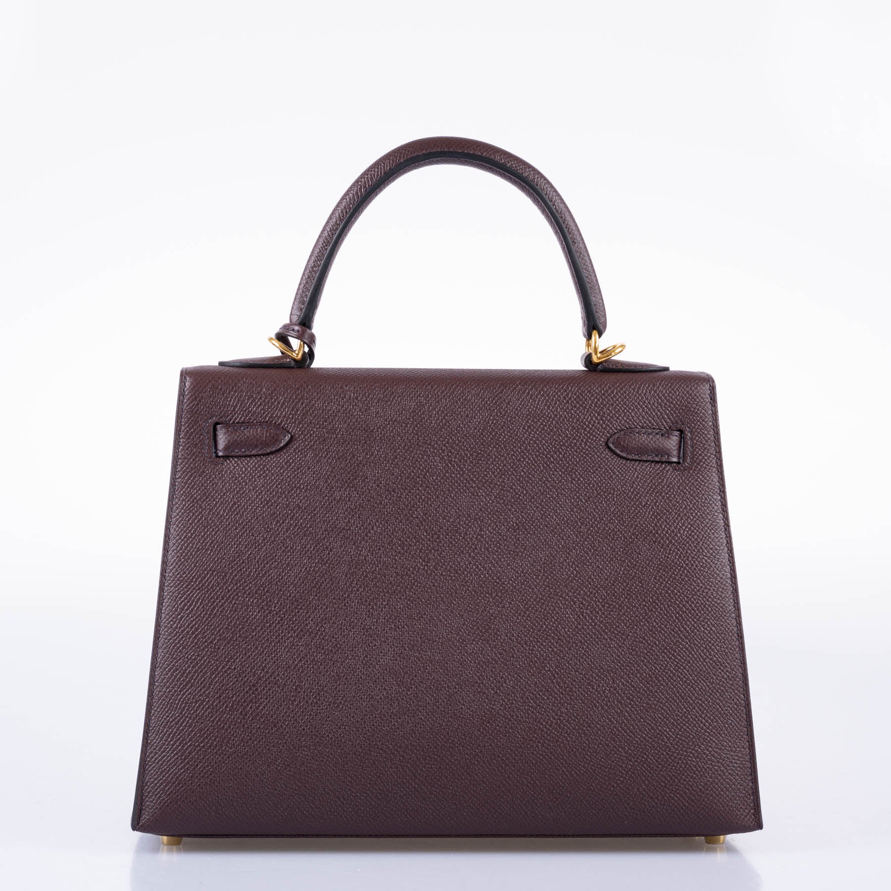 Hermès Kelly 25 Sellier Rouge Epsom with Gold Hardware
