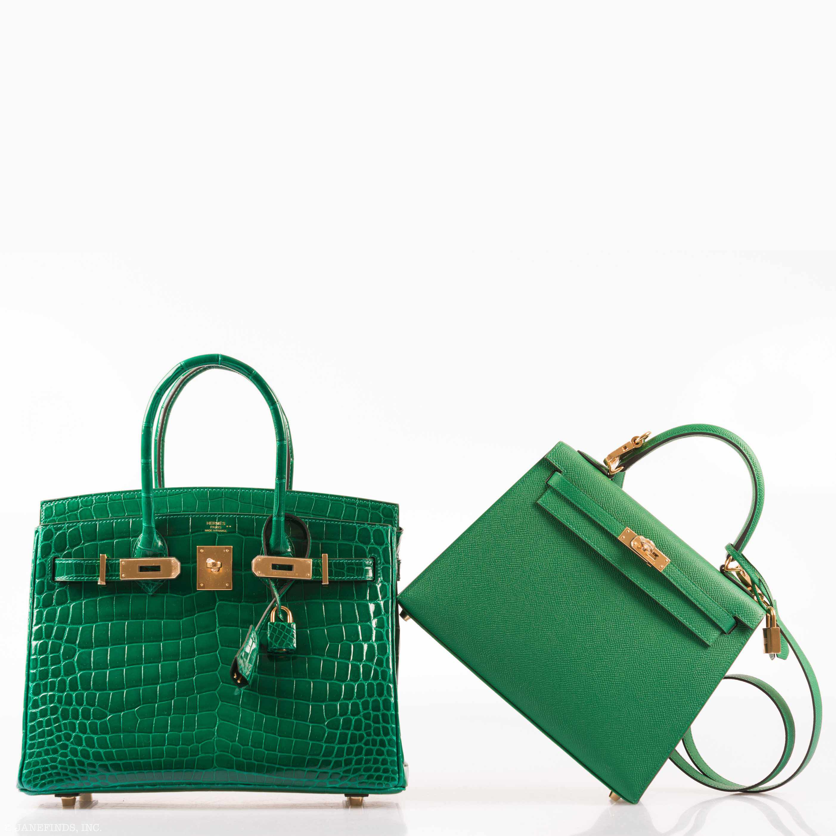 Hermès Kelly 25 Sellier Vert Vertigo Epsom Gold Hardware