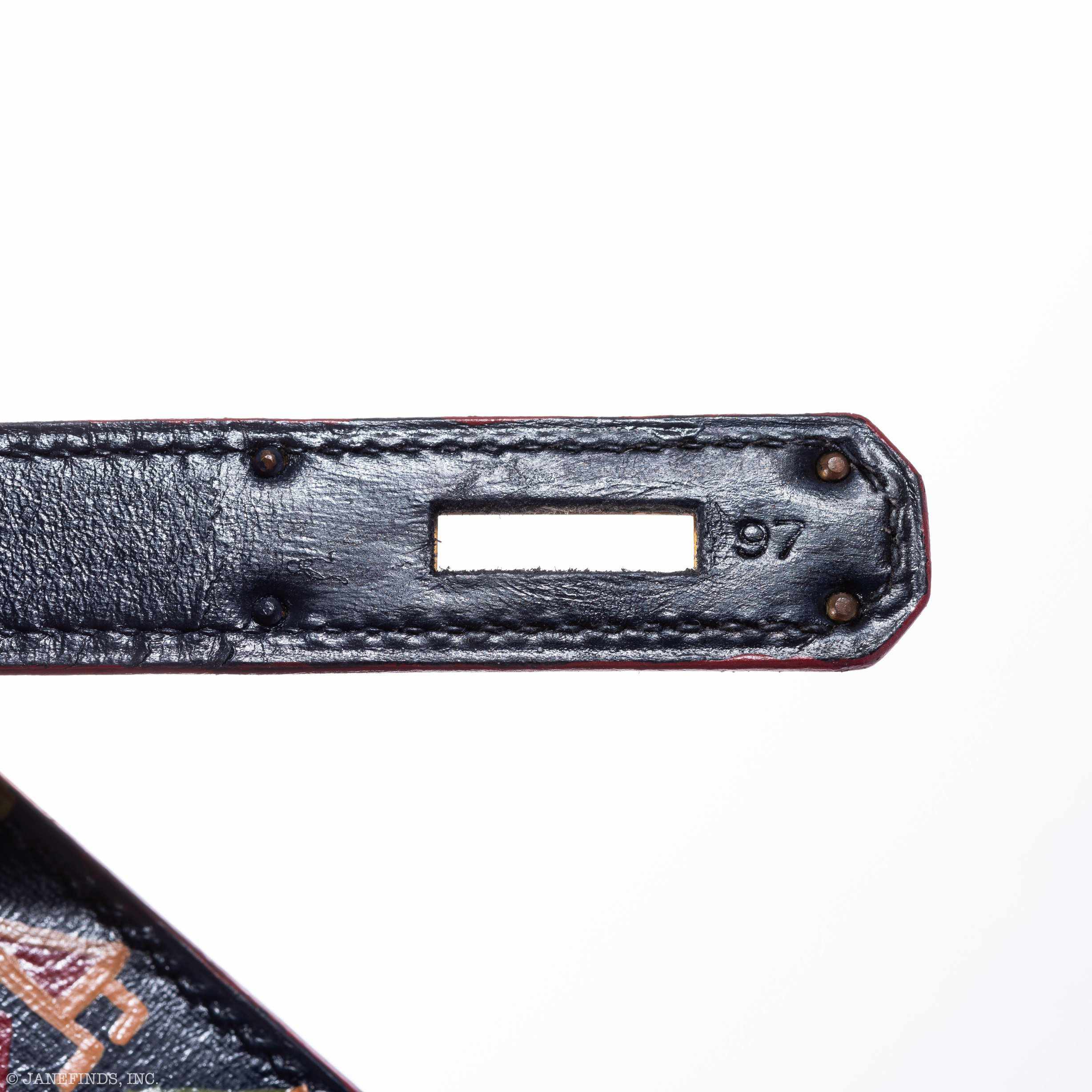 Hermès Kelly 28 Black Box Gold Hardware "The Qashqai" * JaneFinds Custom Shop
