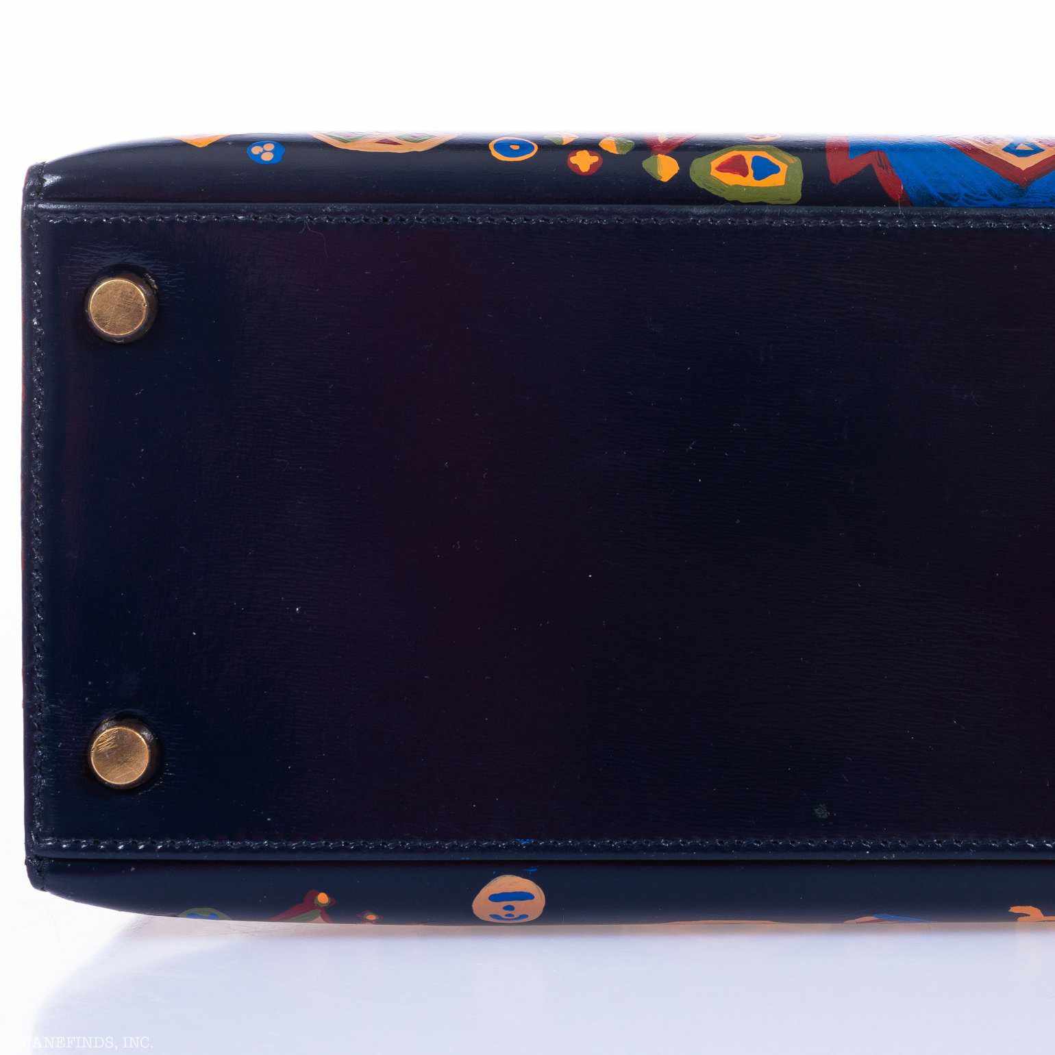 Hermès Kelly 28 Black Box Gold Hardware "The Qashqai" * JaneFinds Custom Shop