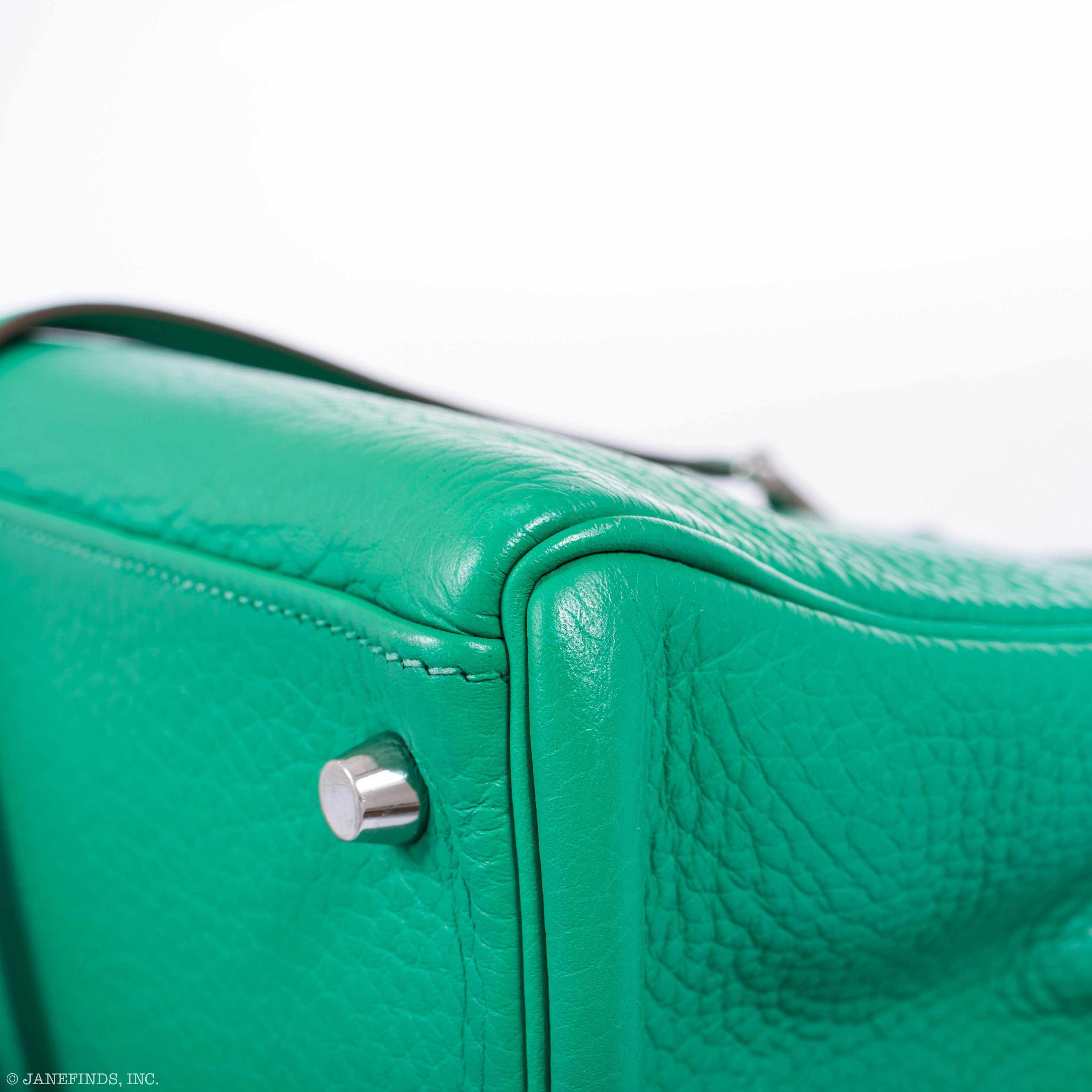 Hermès Kelly 28 Menthe Togo Palladium Hardware