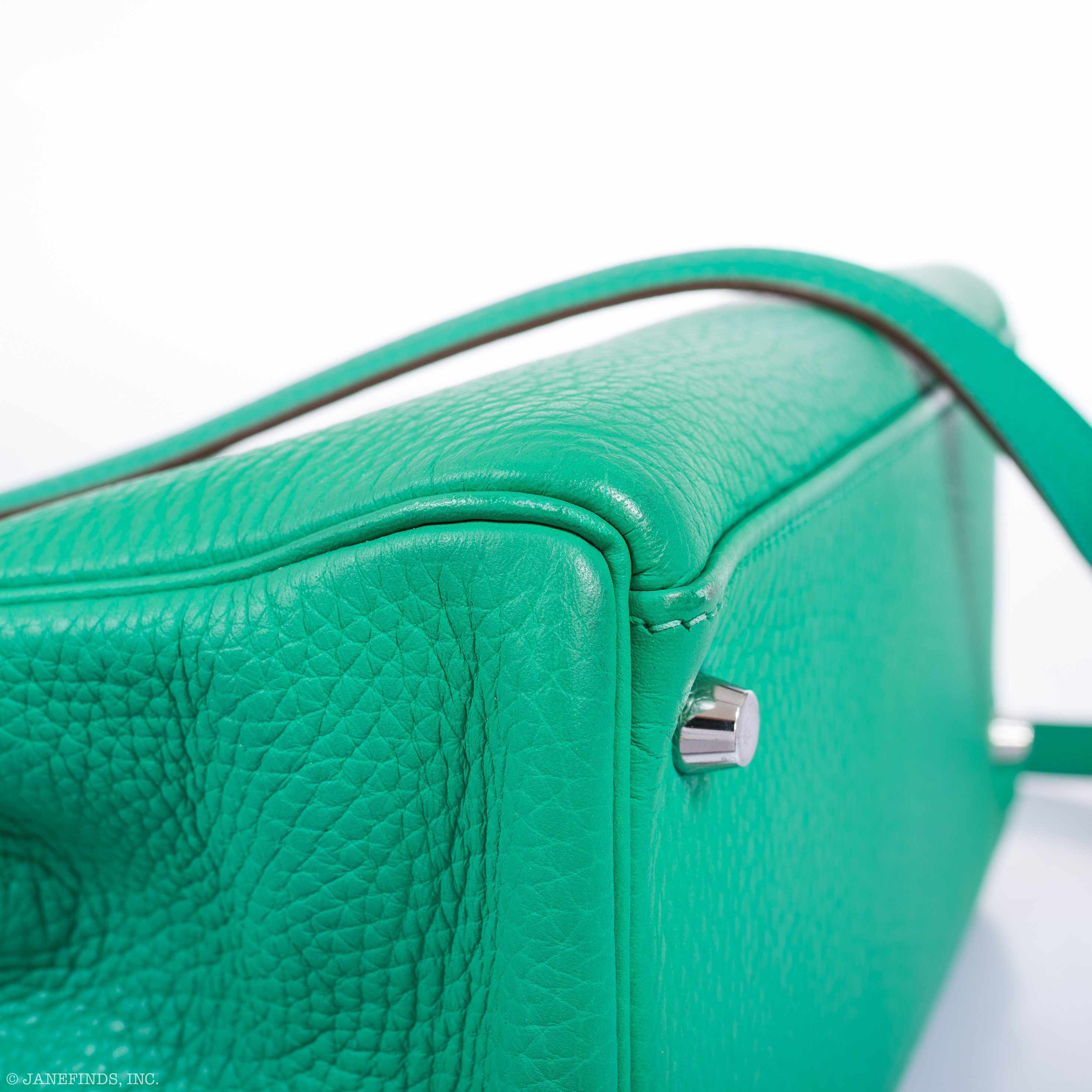 Hermès Kelly 28 Menthe Togo Palladium Hardware