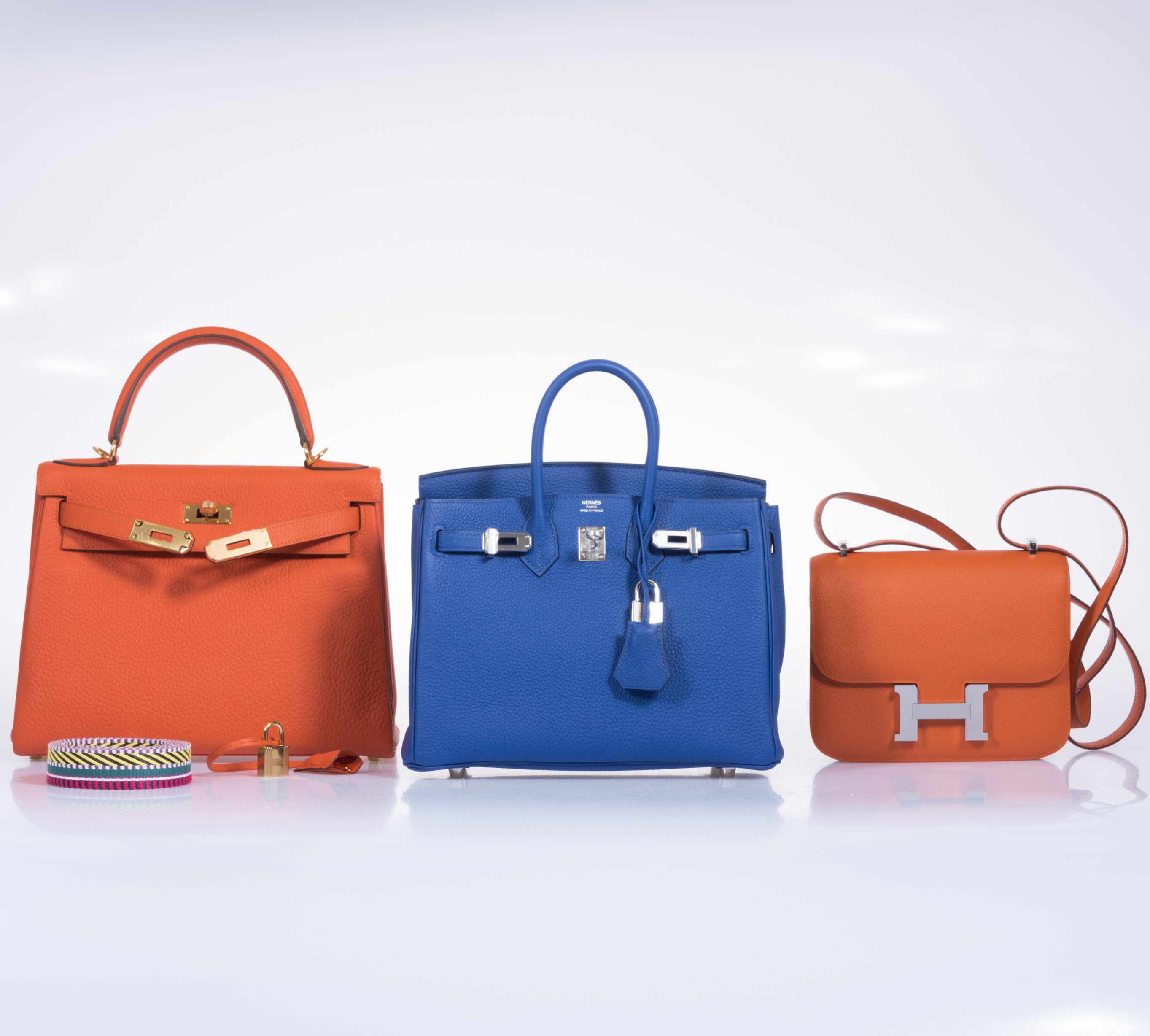 Hermès Kelly 28 Orange Togo Gold Hardware