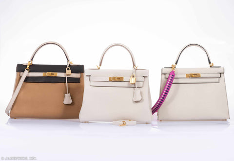 Hermès Kelly 28 Retourne Craie Togo Gold Hardware