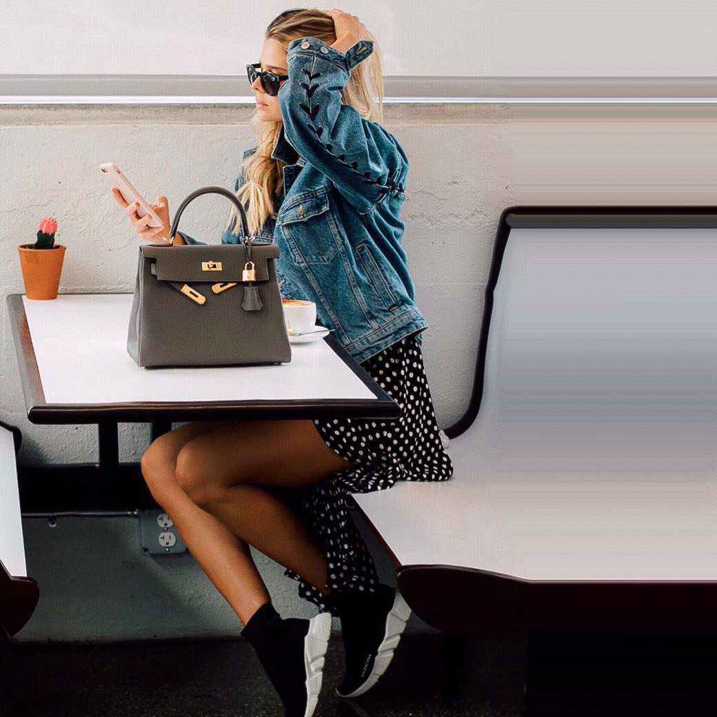 Hermès Kelly 28 Retourne Etain Togo Leather Gold Hardware