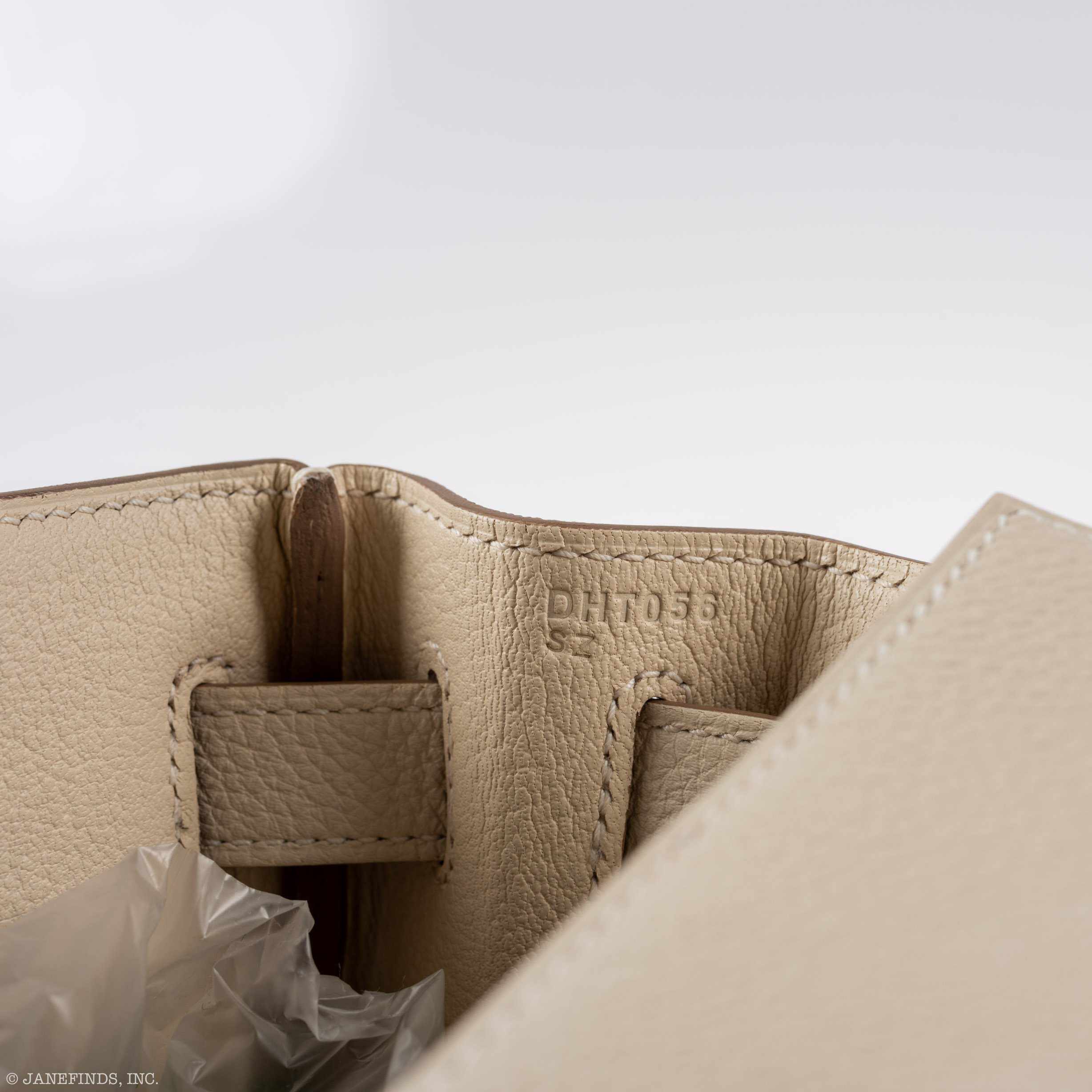 Hermès Kelly 28 Retourne HSS Au Galop Craie Togo Palladium Hardware