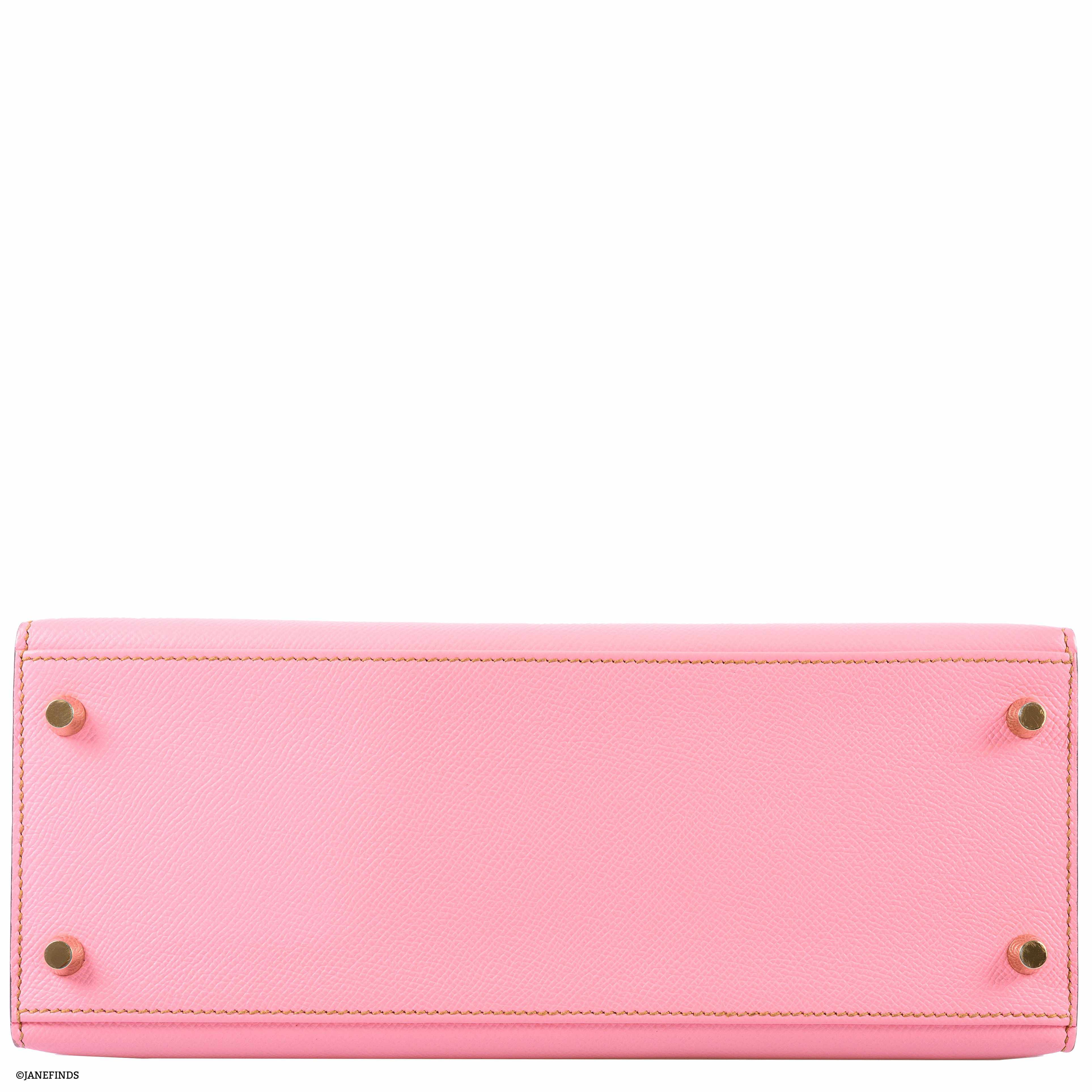 Hermès Kelly 28 Sellier HSS Rose Confetti & Gold Epsom Brushed Gold Hardware - 2017