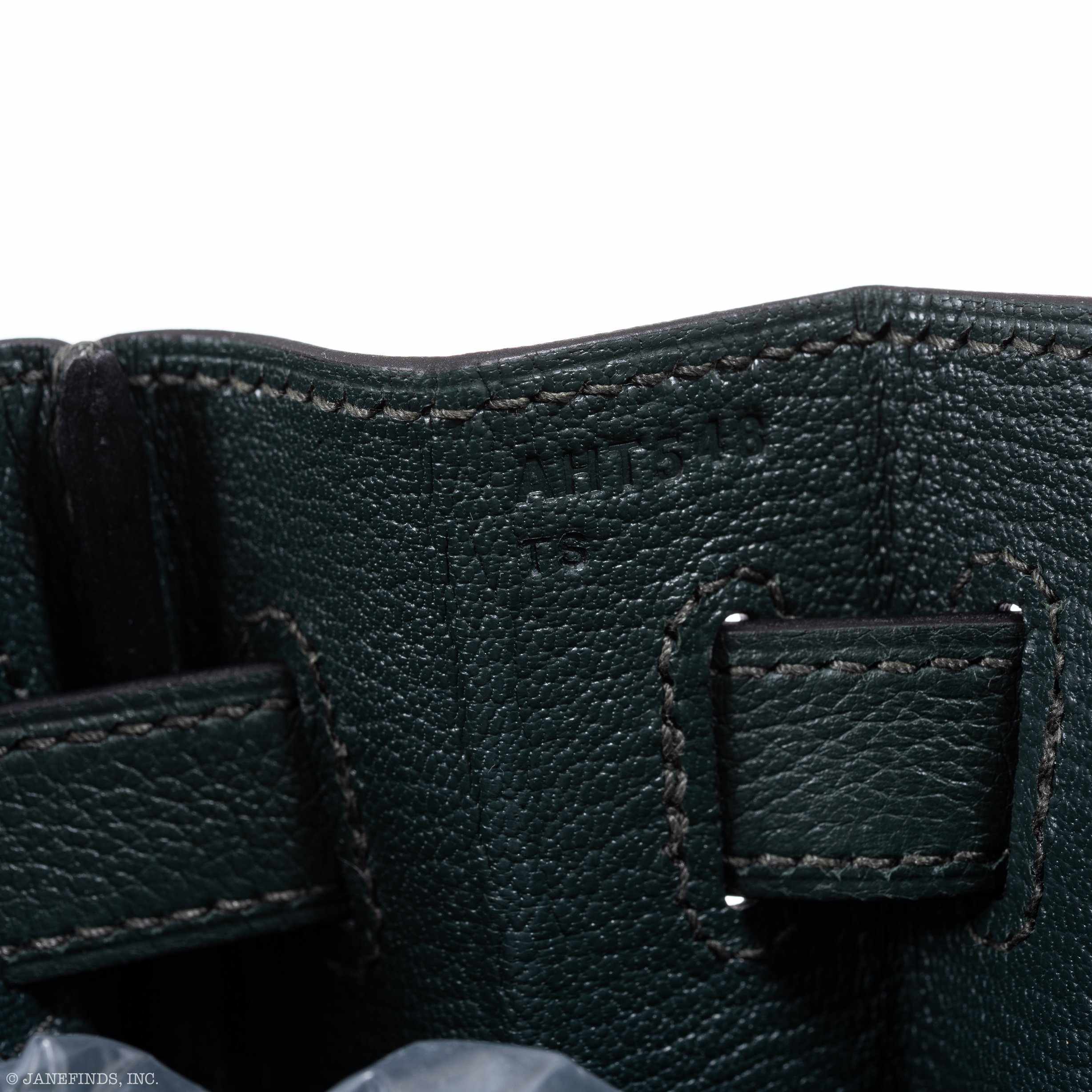 Hermès Kelly 32 Retourne Vert Fonce Evercolor Gold Hardware