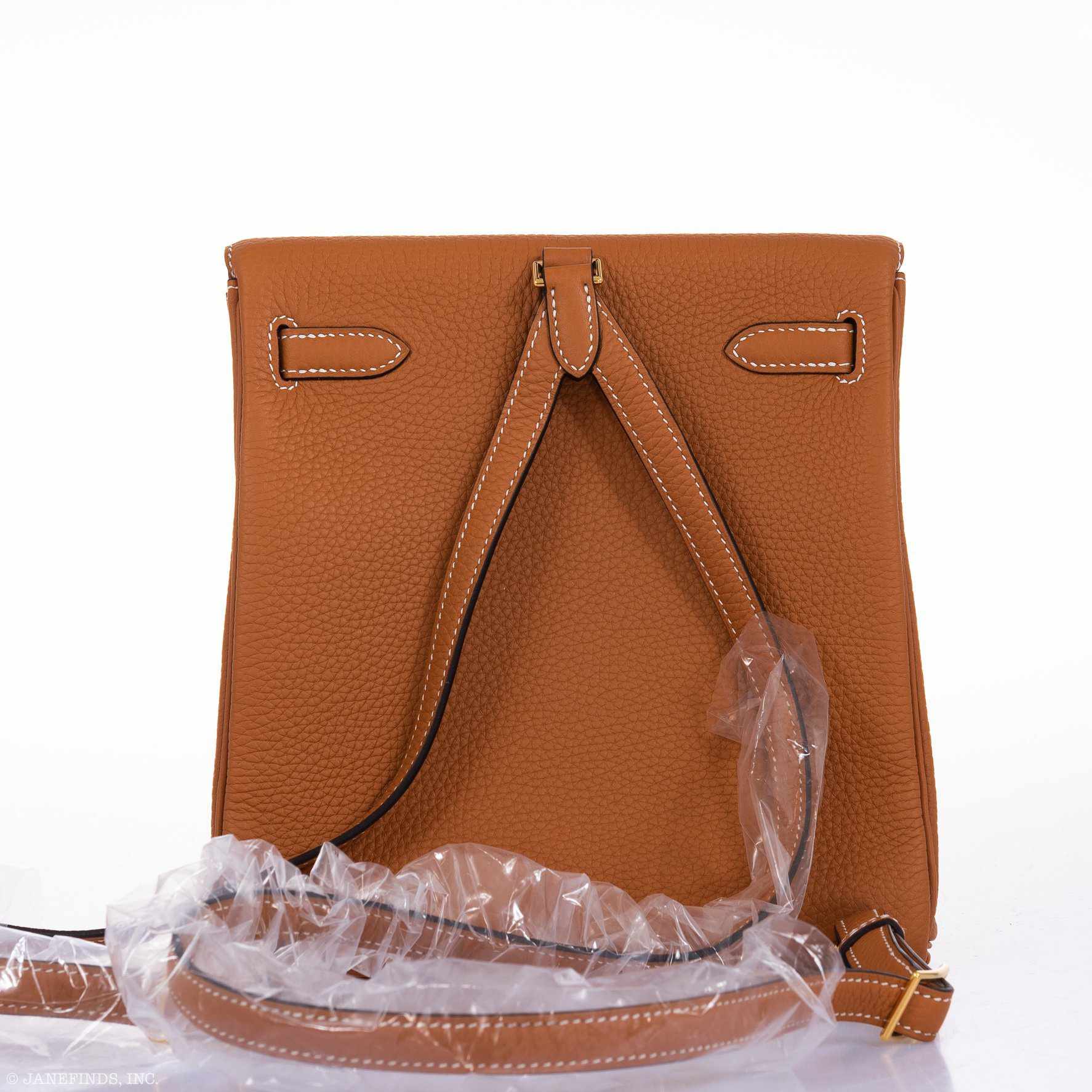 Hermès Kelly Ado II Backpack Gold Clemence Gold Hardware * 2018