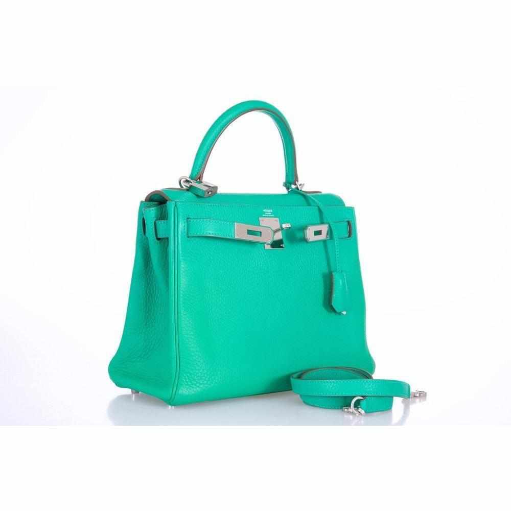 Hermès Kelly Bag 28 Togo Menthe Palladium Hardware