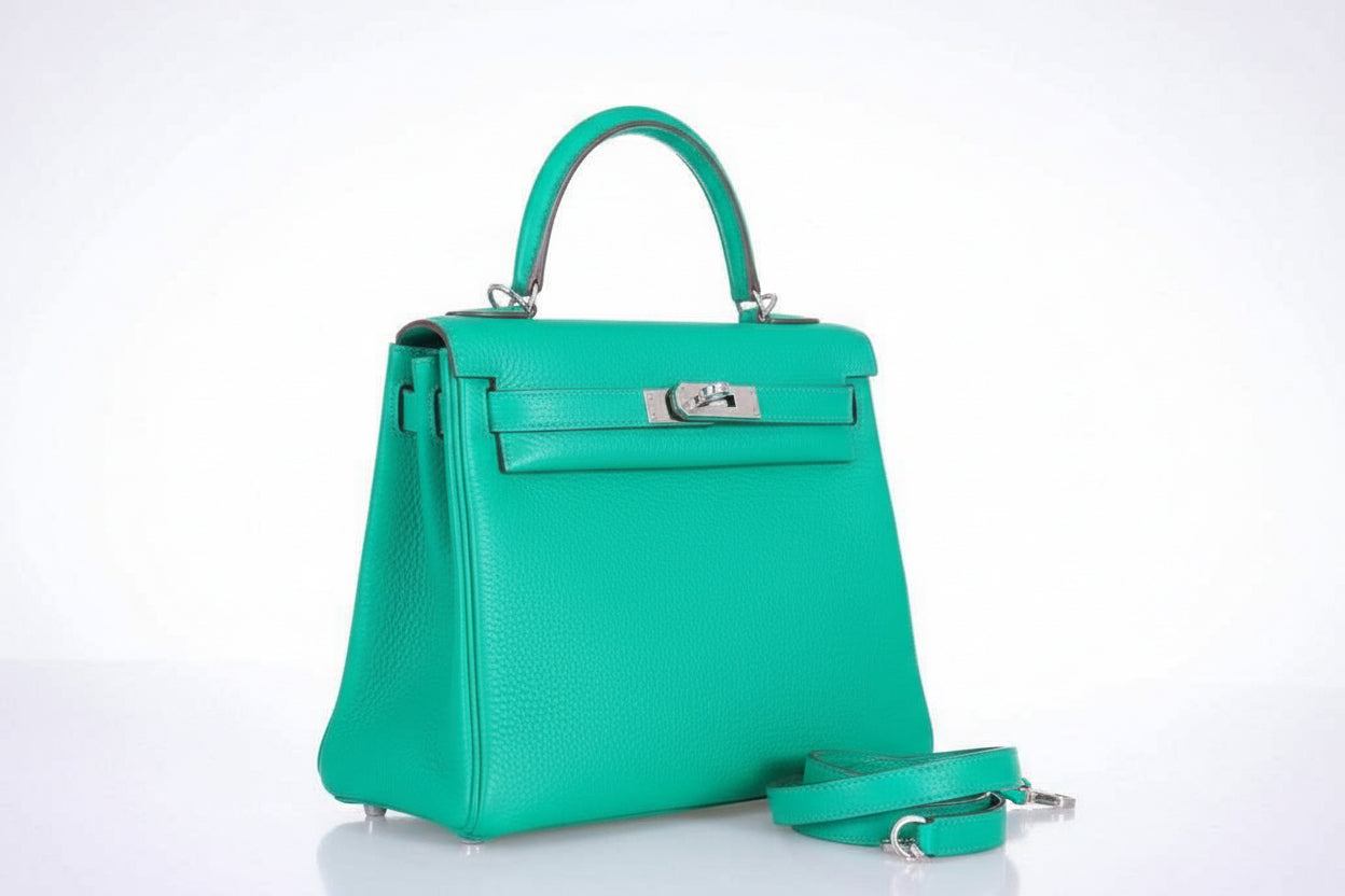 Hermès Kelly Bag 28 Togo Menthe Palladium Hardware