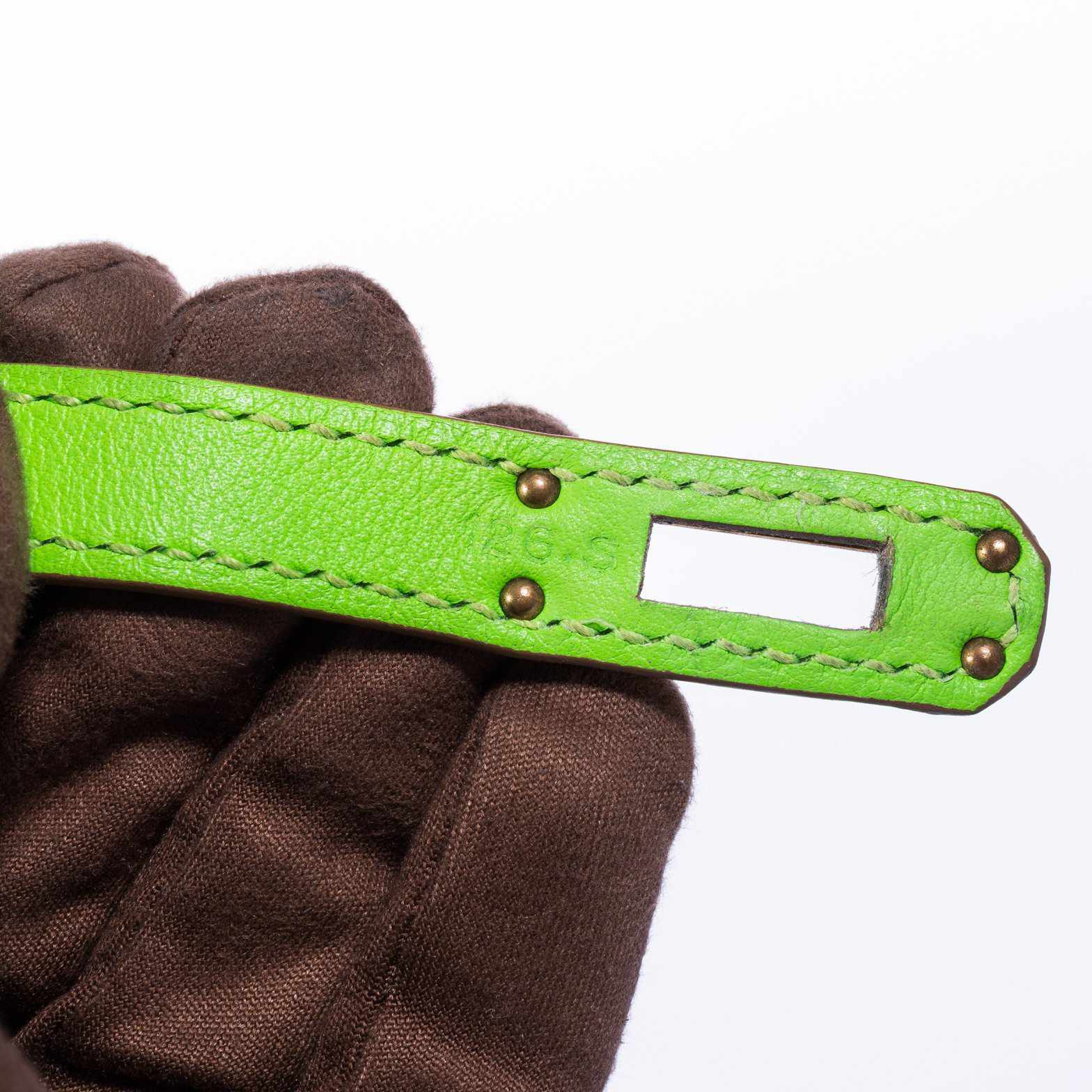 Hermès Kelly Danse Apple Green Swift Gold Hardware