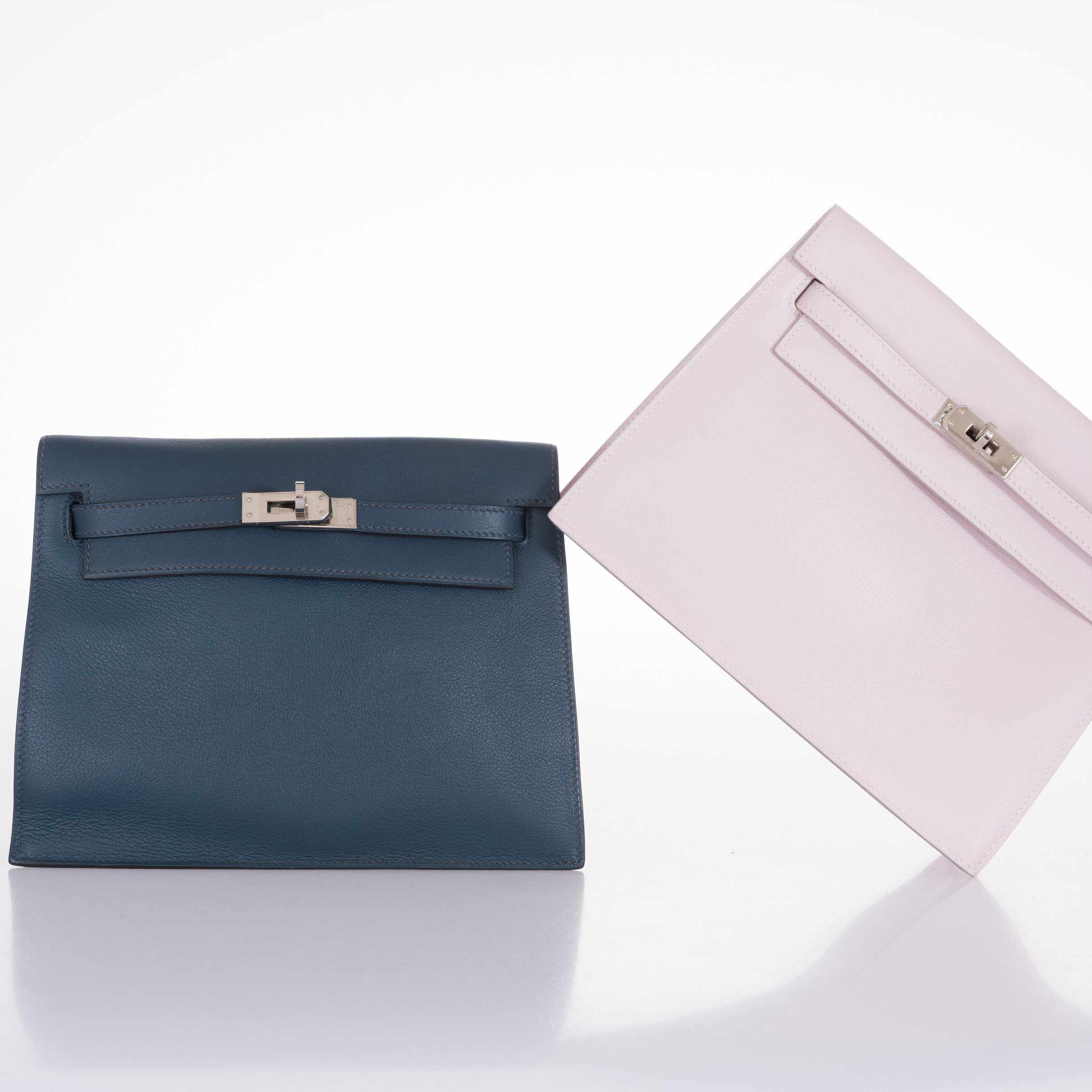 Hermès Kelly Danse Bleu de Malte Swift Palladium Hardware