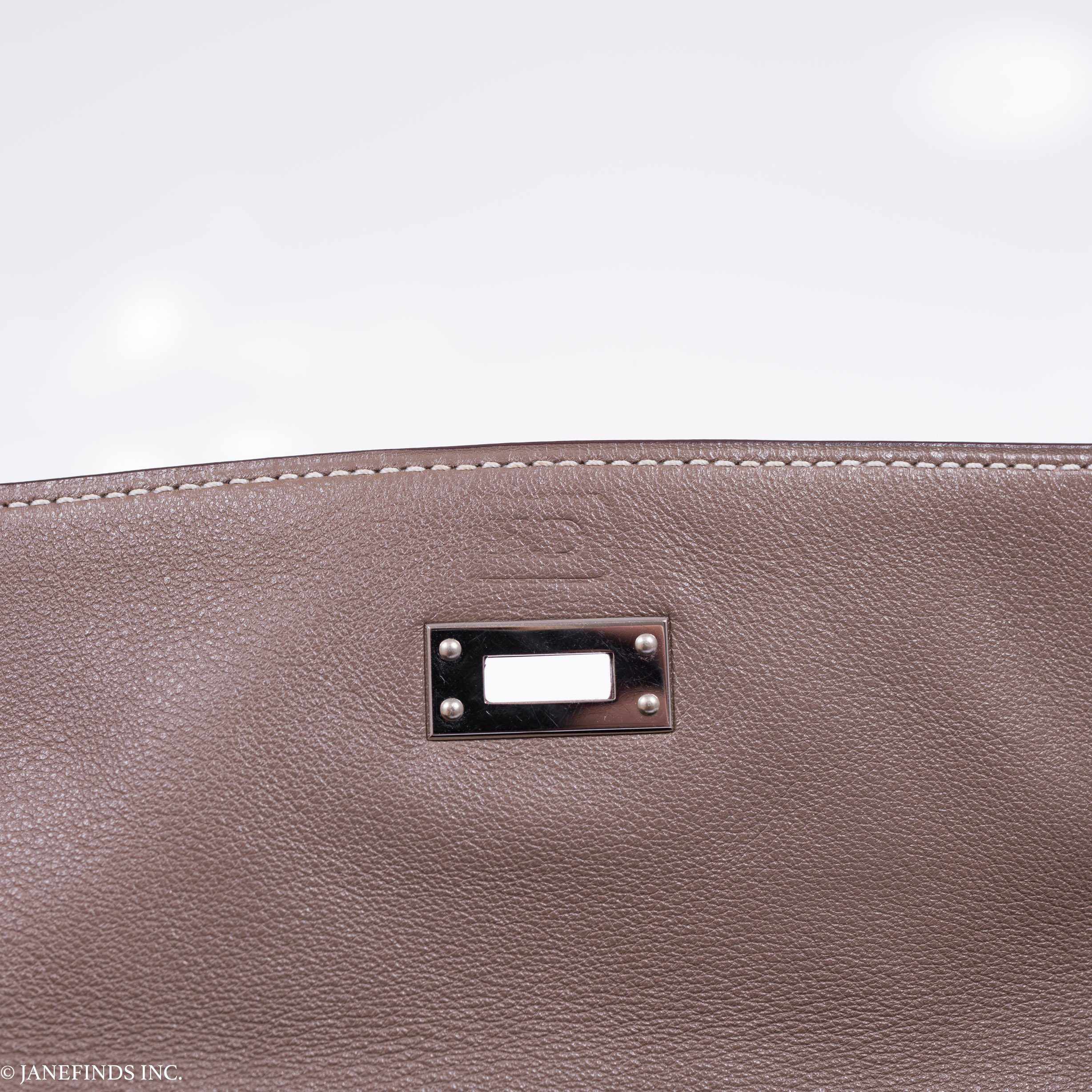 Hermès Kelly Danse Etoupe Swift Palladium Hardware